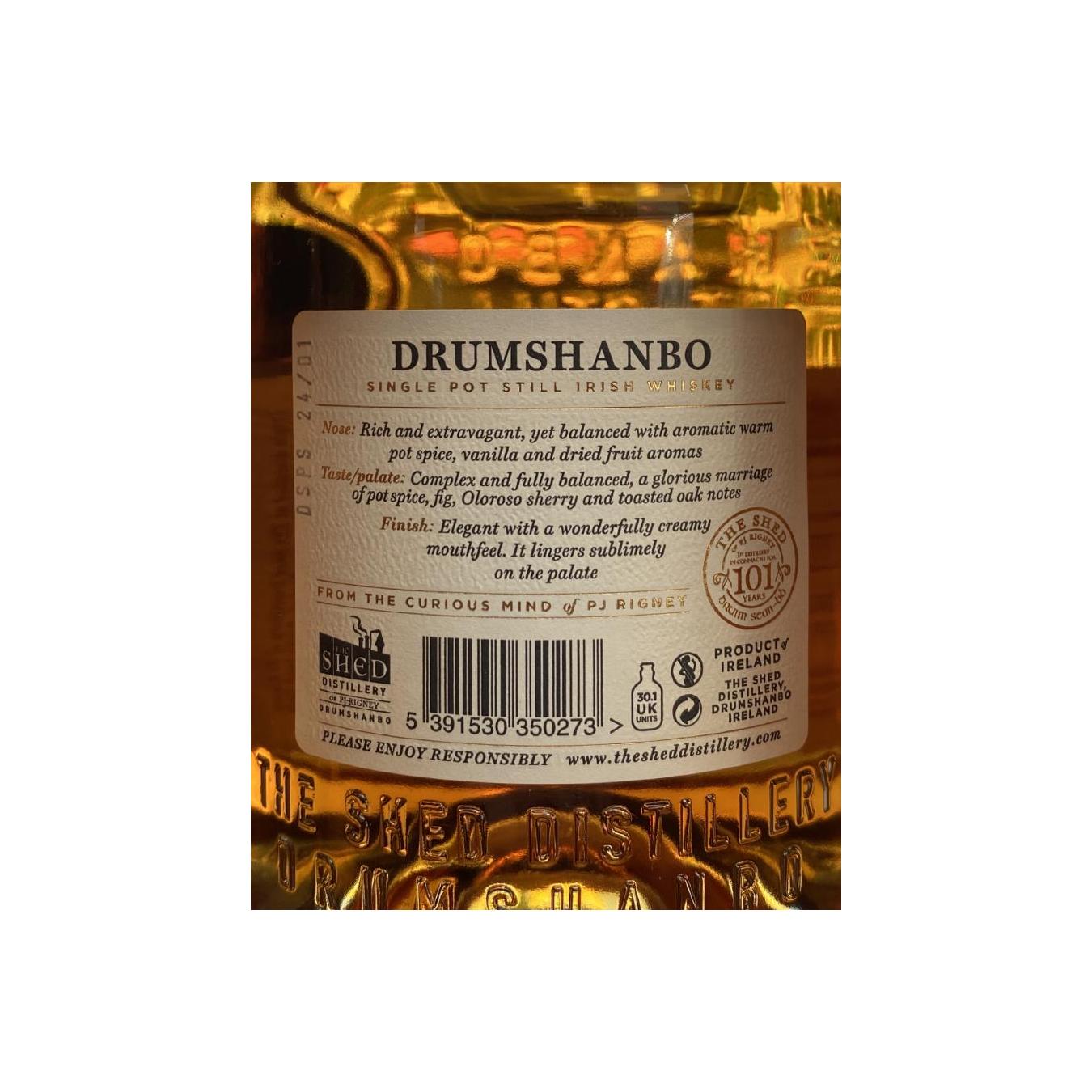 Drumshanbo Single Pot Still Whisky 2