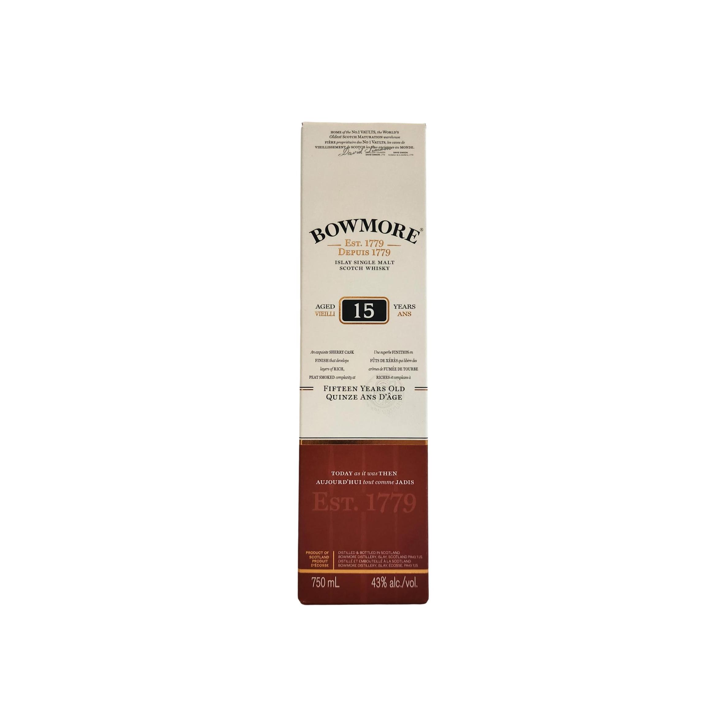 Bowmore 15 Years Single Malt Whisky 3