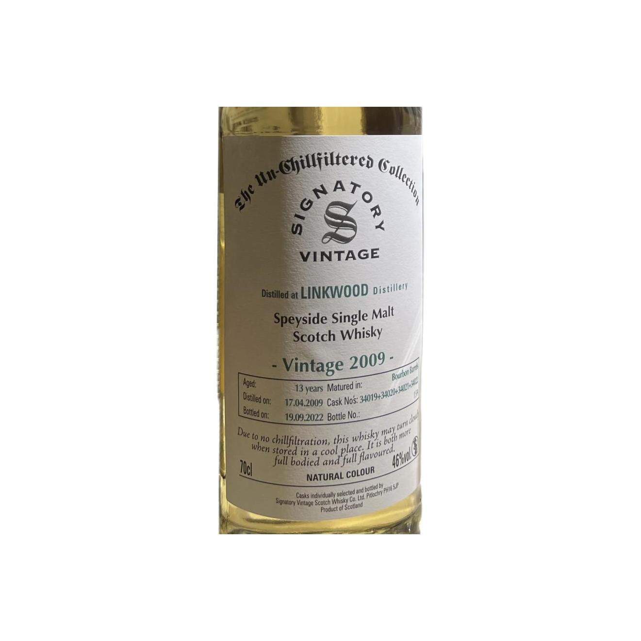 Linkwood The Un-Chillfiltered Collection 2009 13 Years Single Malt Whisky