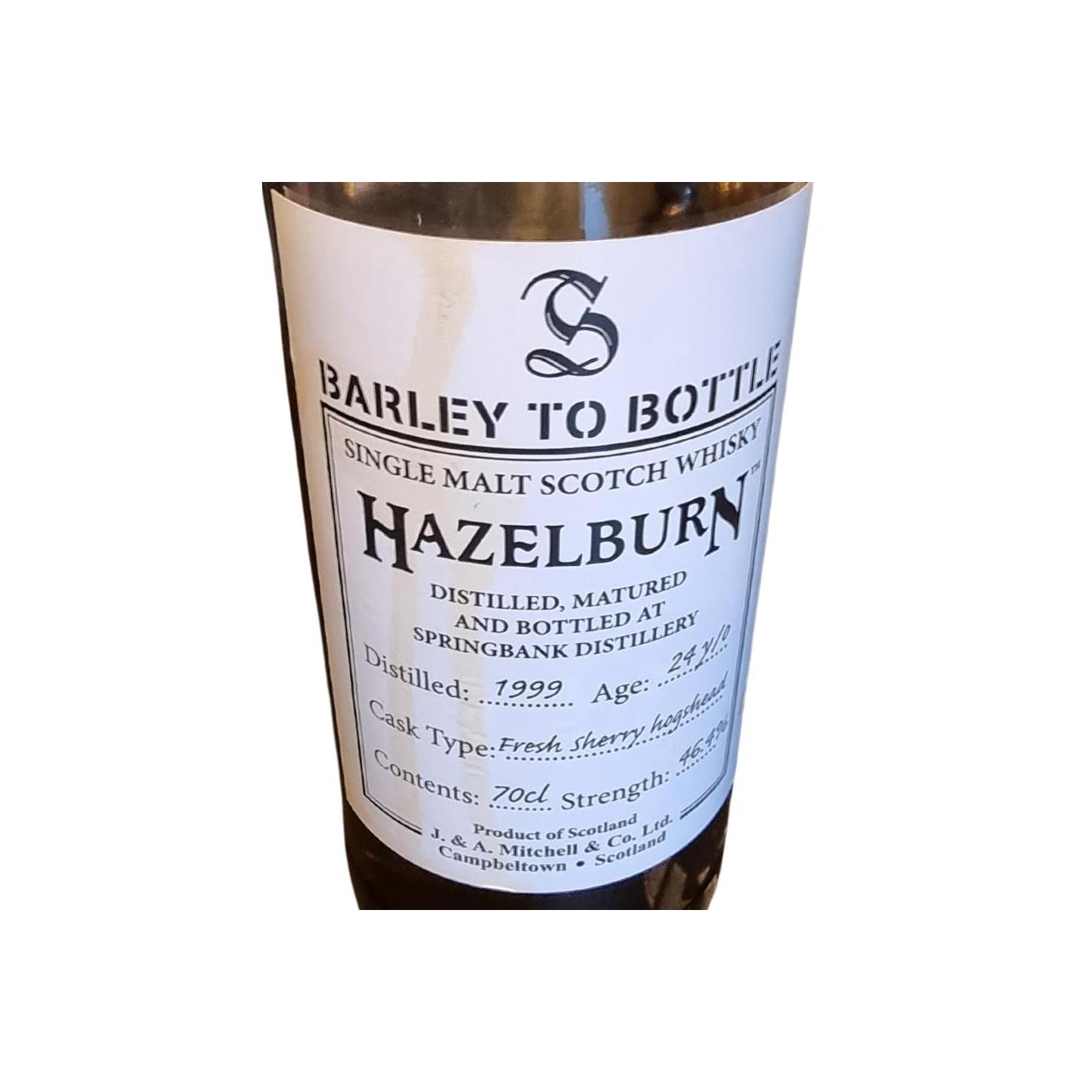Hazelburn 1999 24 Years Single Malt Whisky
