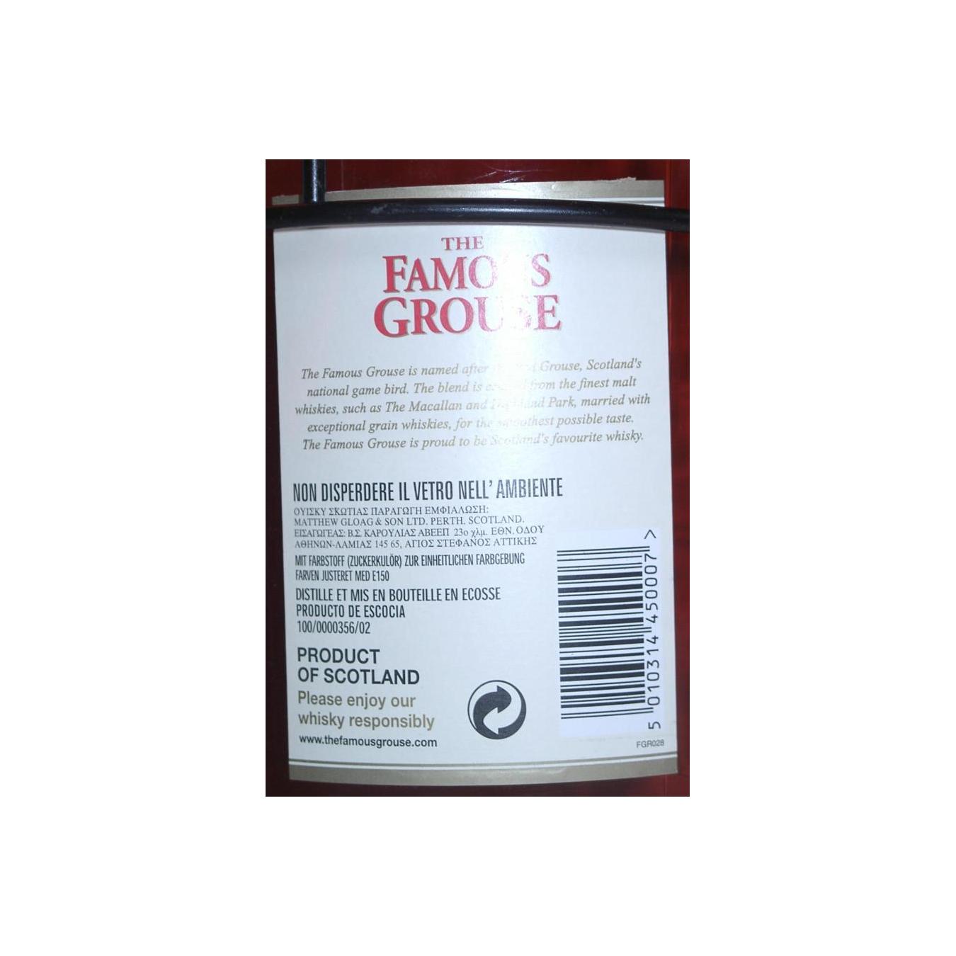 The Famous Grouse Blended Scotch Whisky 3