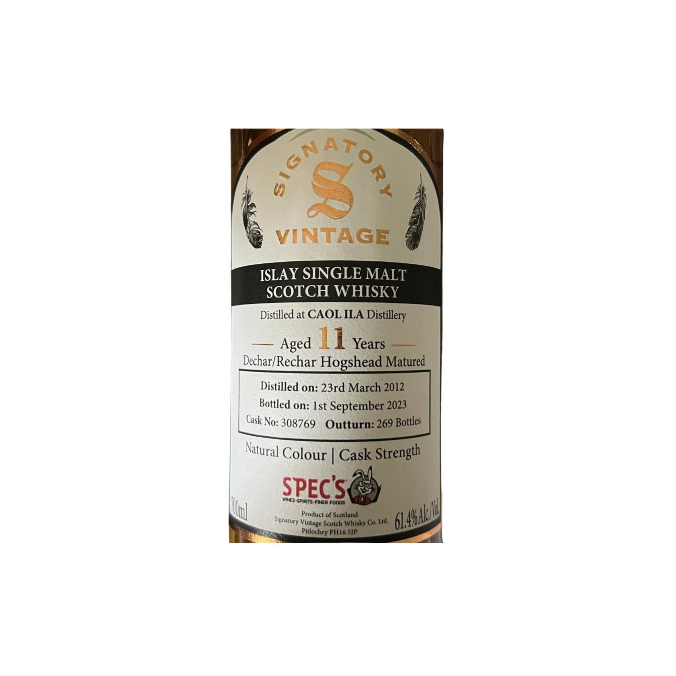 Caol Ila 2012 11 Years Single Malt Whisky 3