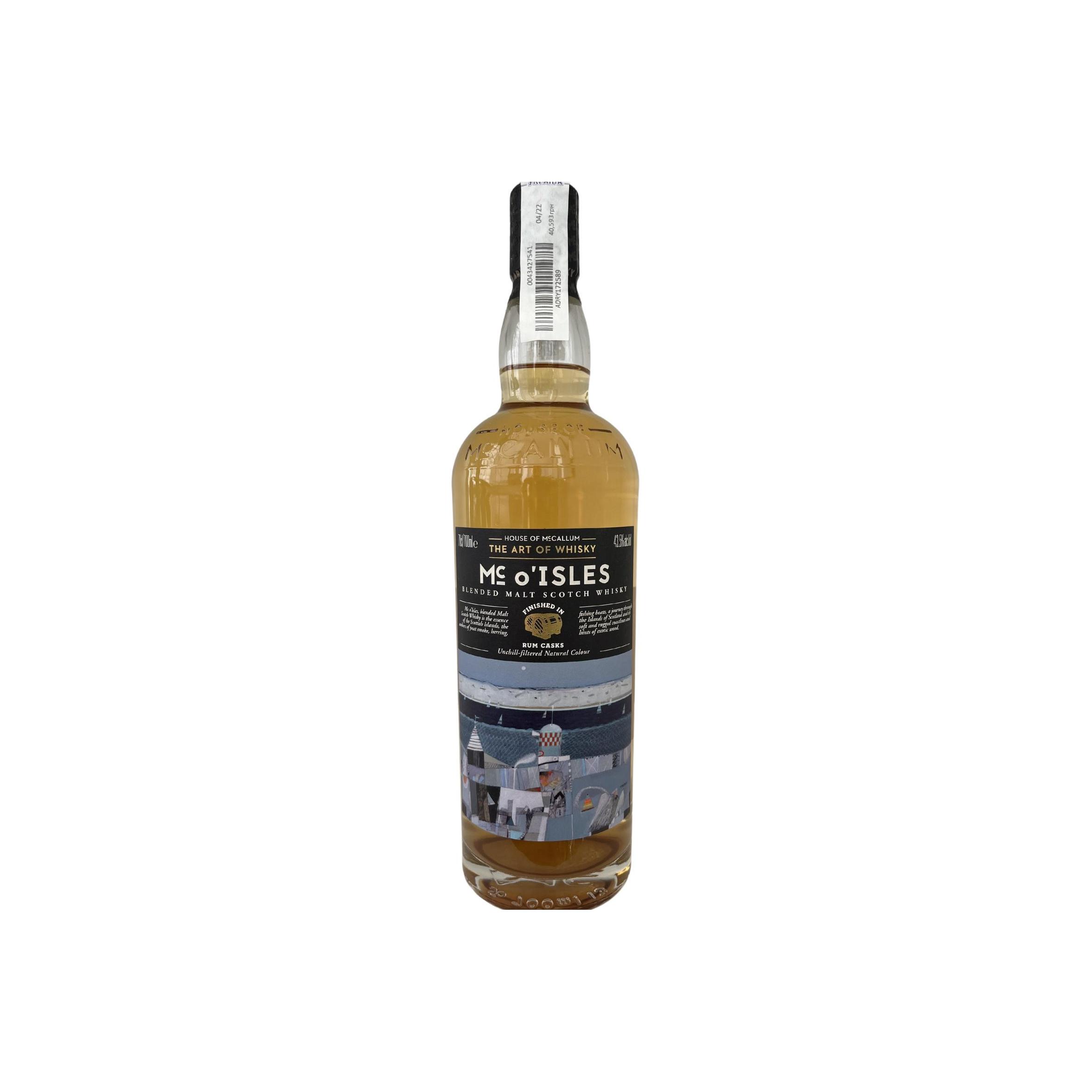 Mc o'Isles Blended Malt Scotch Whisky HoMc