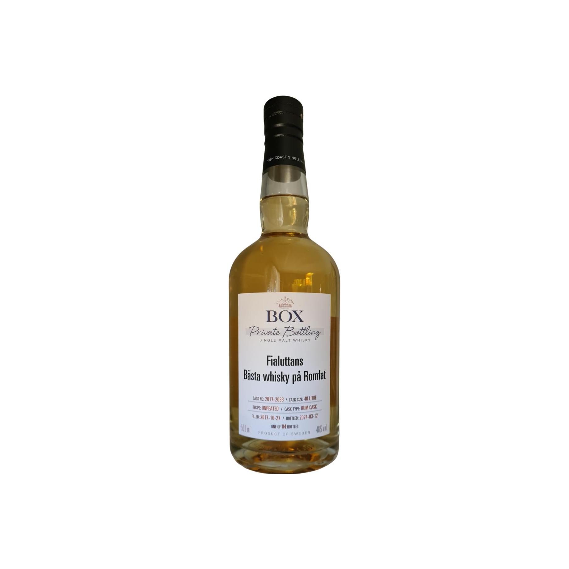 Box Private Bottling 2017 Single Malt Whisky