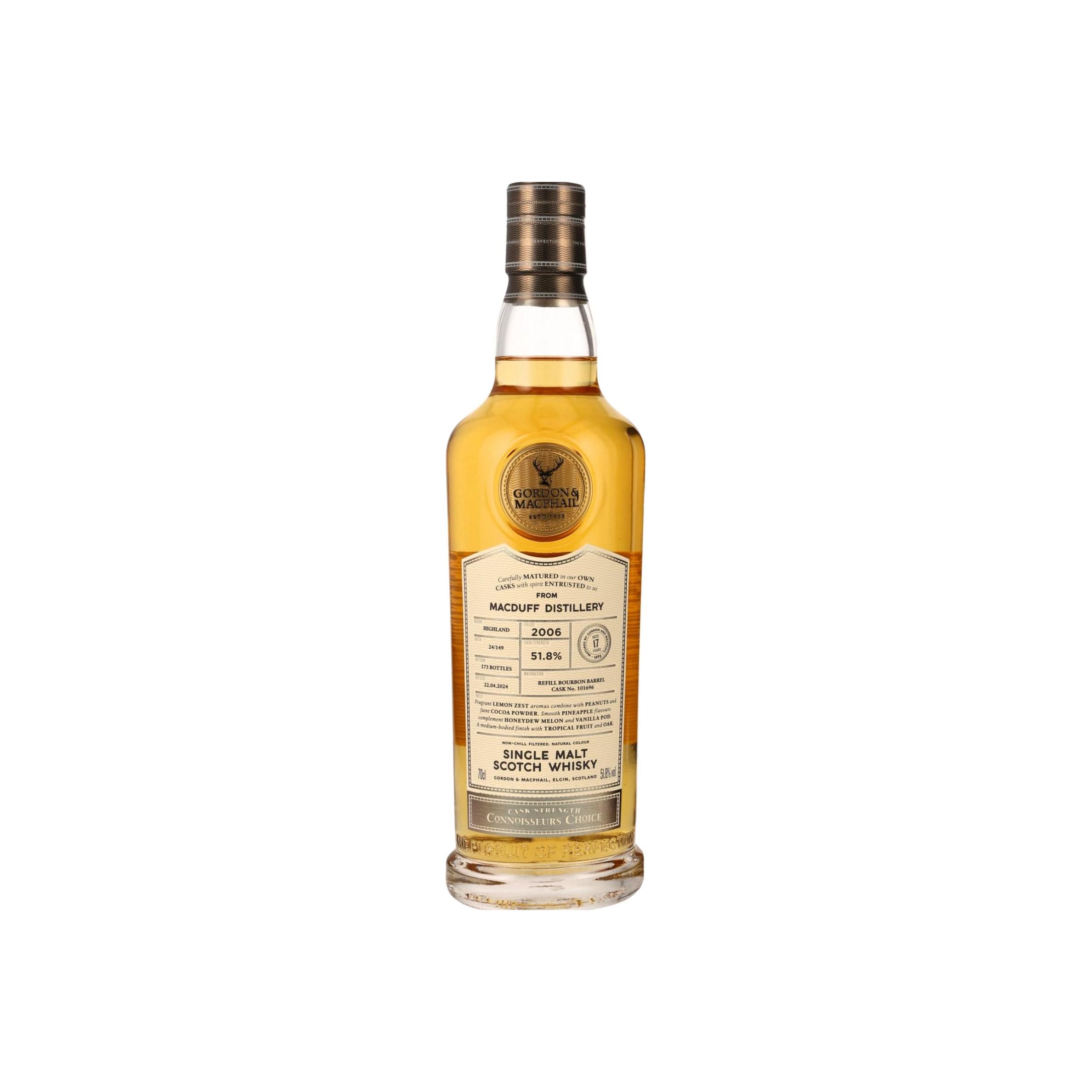 Macduff Connoisseurs Choice - Cask Strength 2006 17 Years Single Malt Whisky