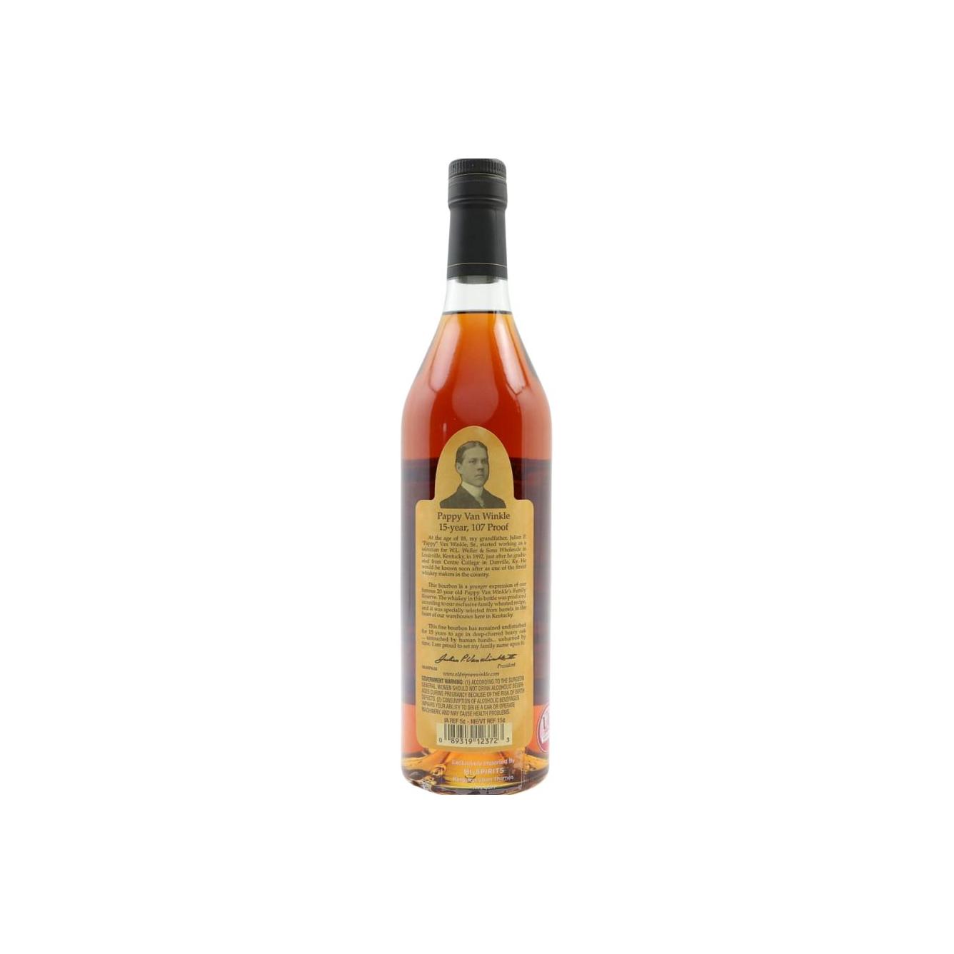 Pappy Van Winkle's 15 Years Bourbon Whisky 3