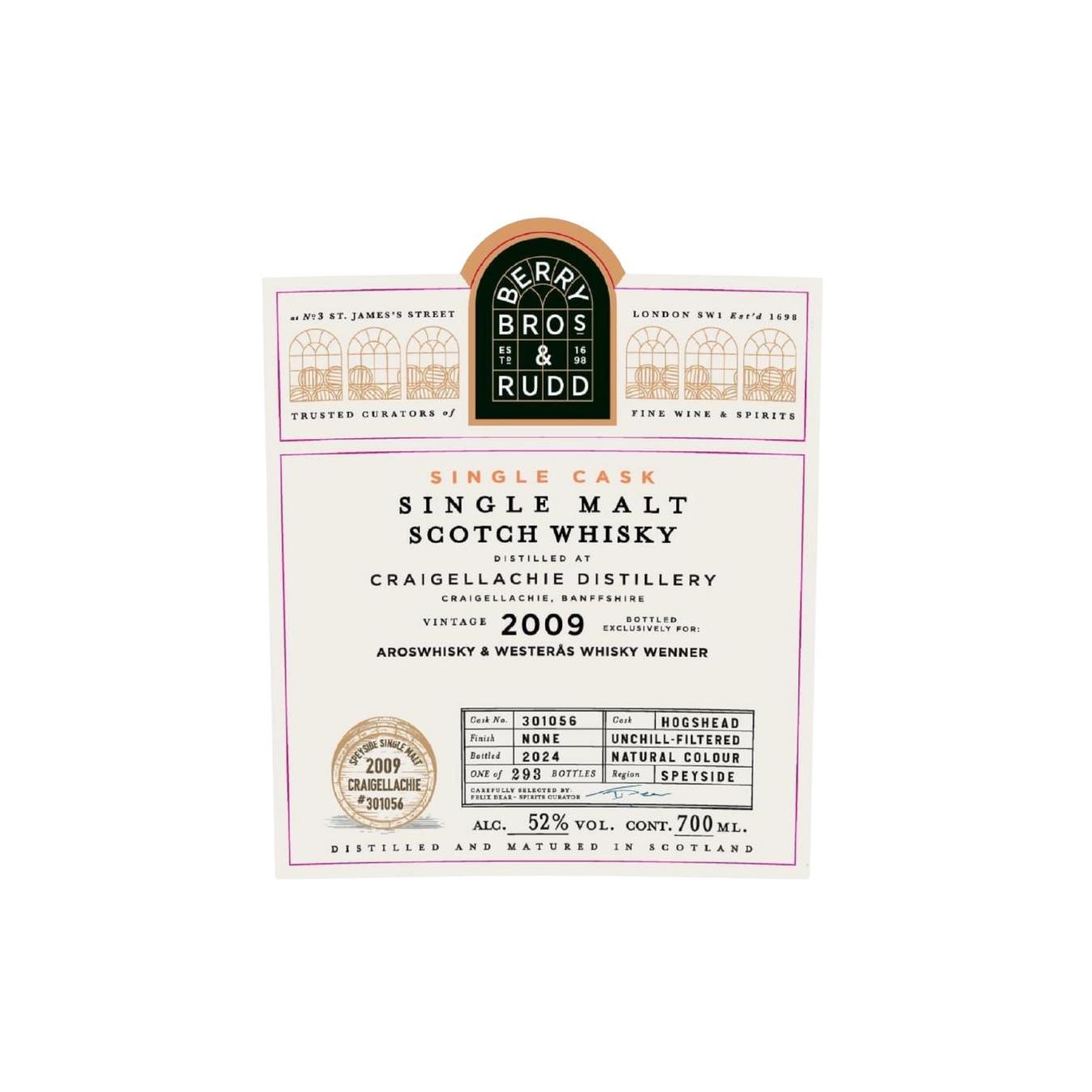 Craigellachie Single Cask 2009 Single Malt Whisky