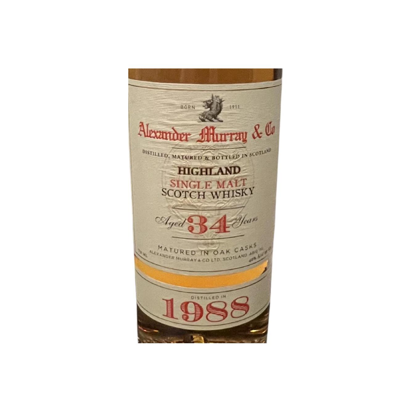 Highland Single Malt Scotch Whisky 1988 AMC 2