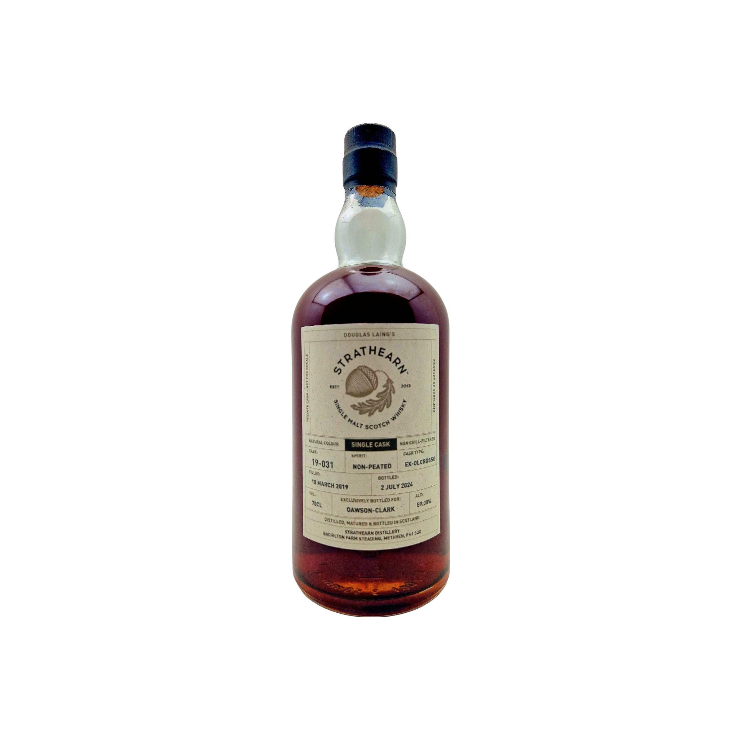 Strathearn Single Cask 2019 Single Malt Whisky