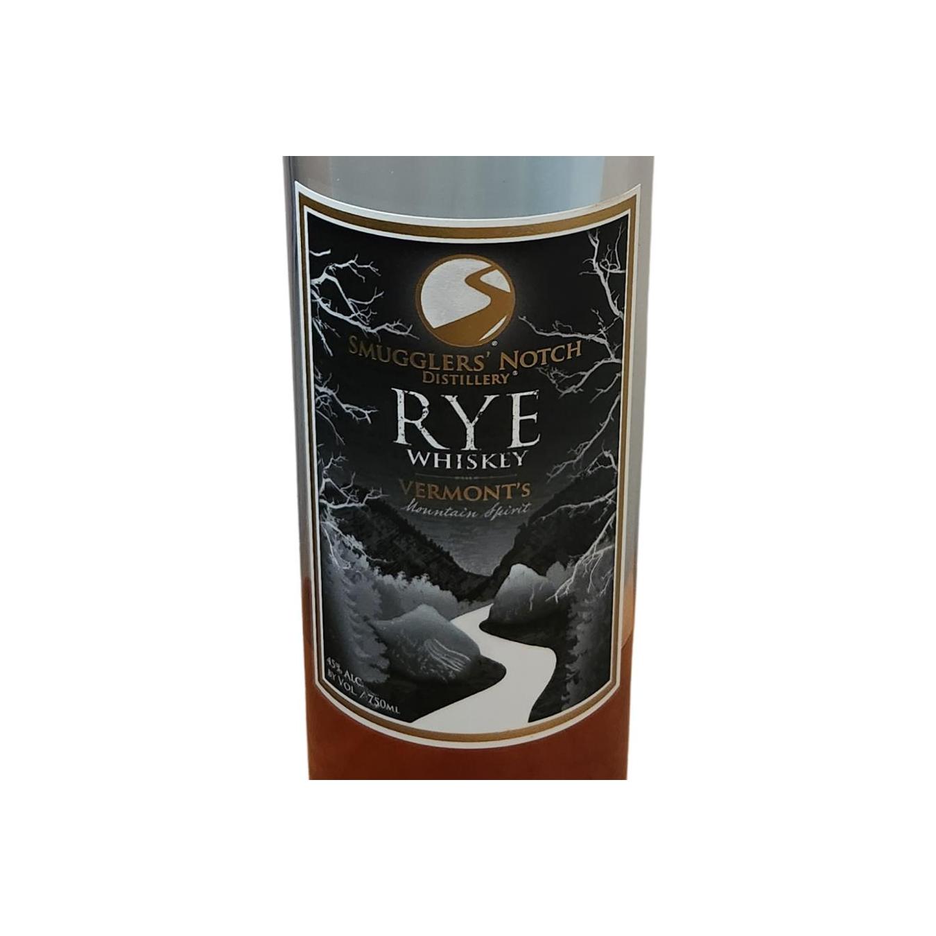 Smugglers' Notch Rye Whiskey