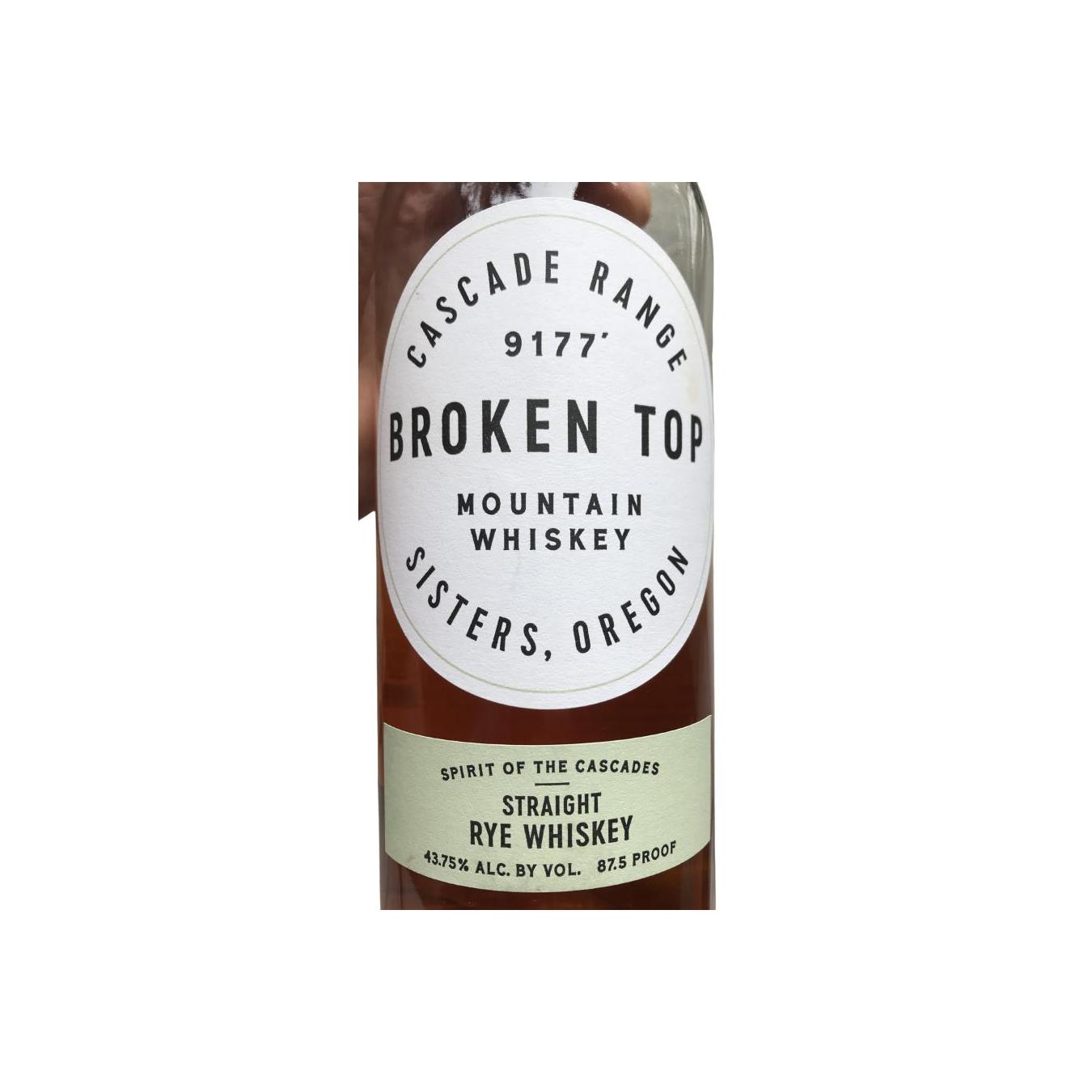 Broken Top Straight Rye Whiskey