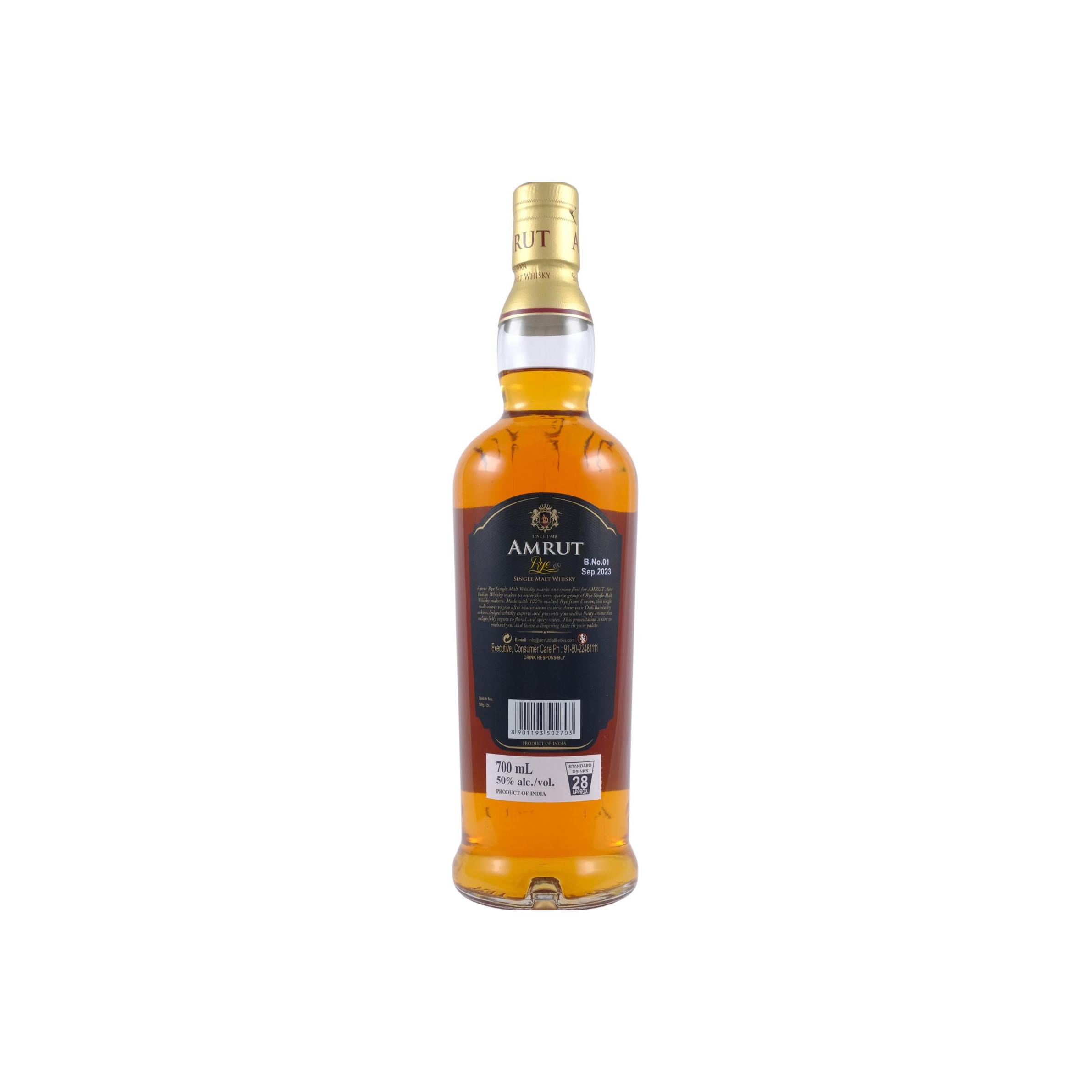 Amrut Rye Whisky 2