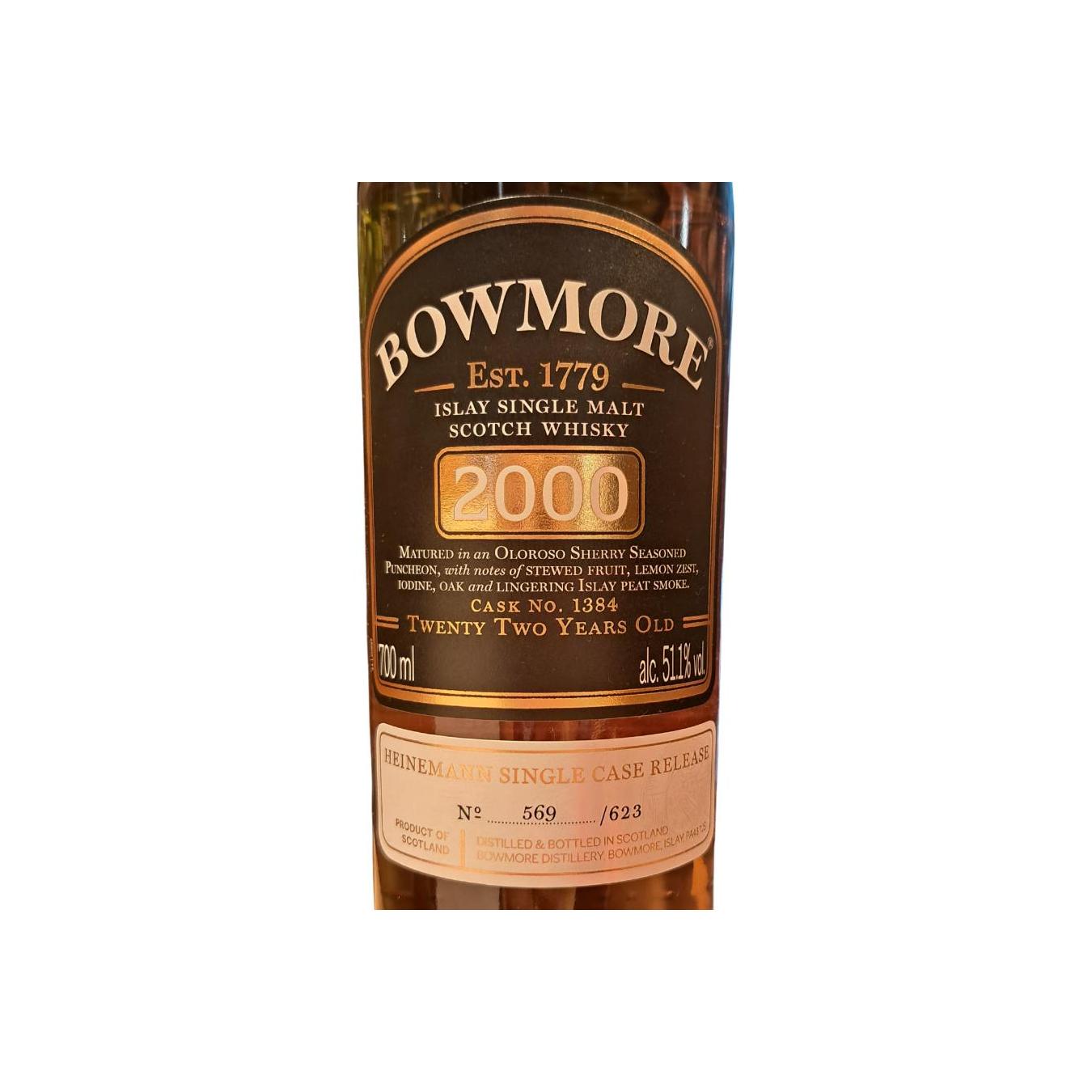 Bowmore 2000 22 Years Single Malt Whisky