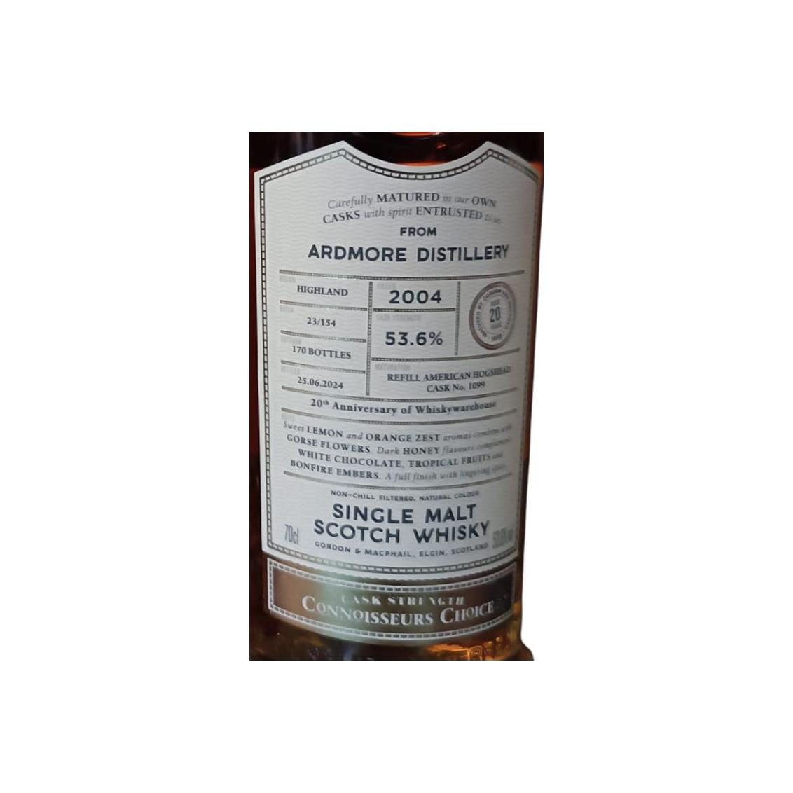 Ardmore 2004 24 Years Single Malt Whisky