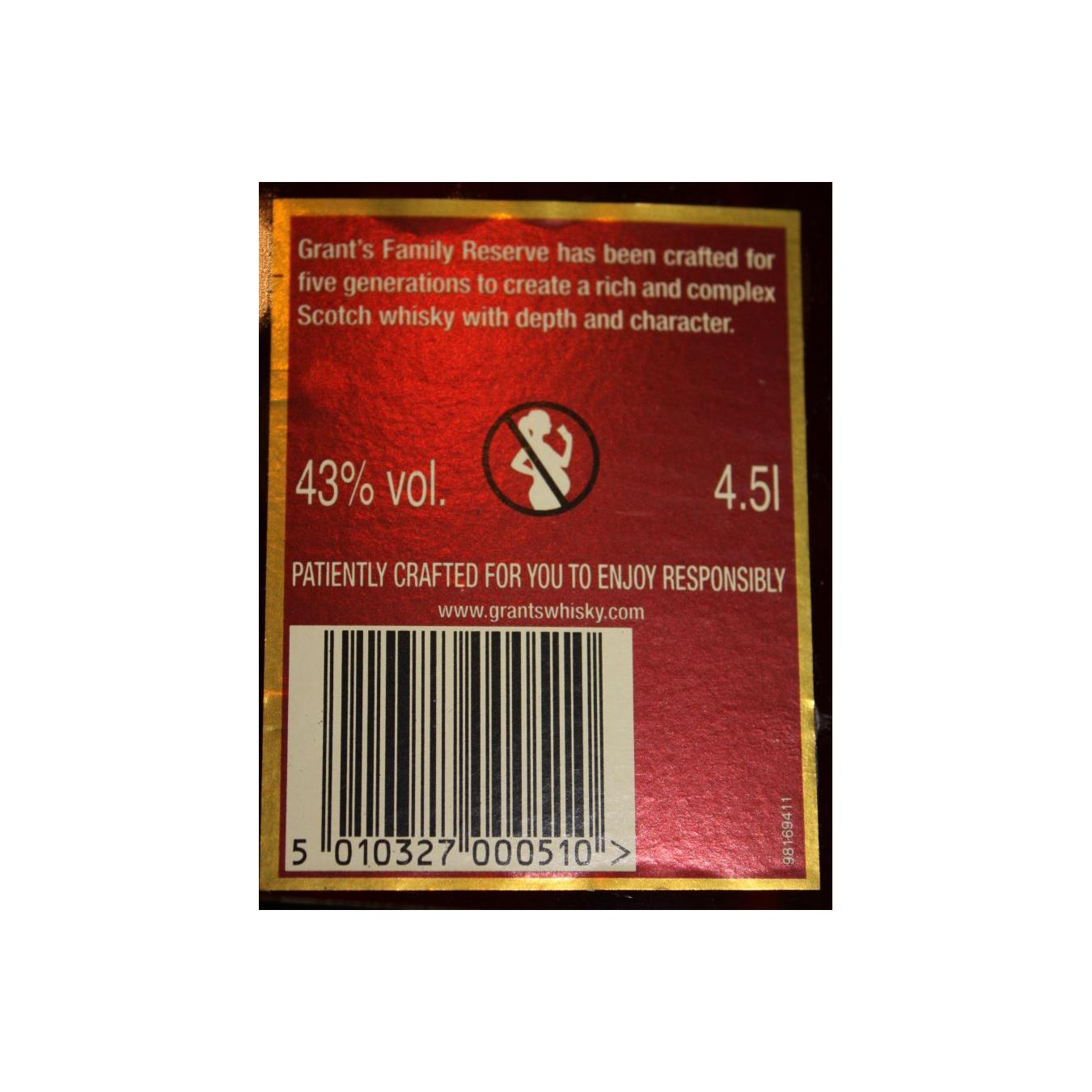 Grant's Blended Scotch Whisky 3