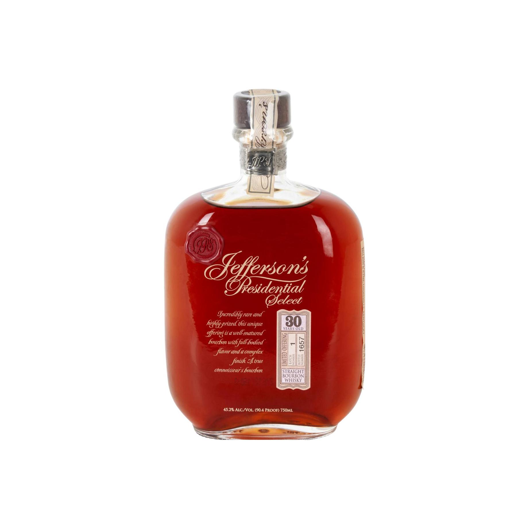 Jefferson's 30 Years Bourbon Whisky