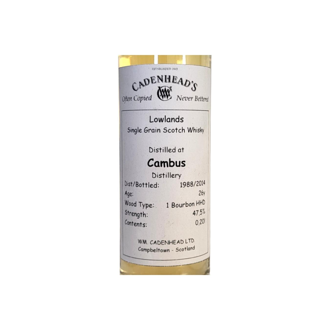 Cambus 1988 26 Years Single Grain Whisky 3