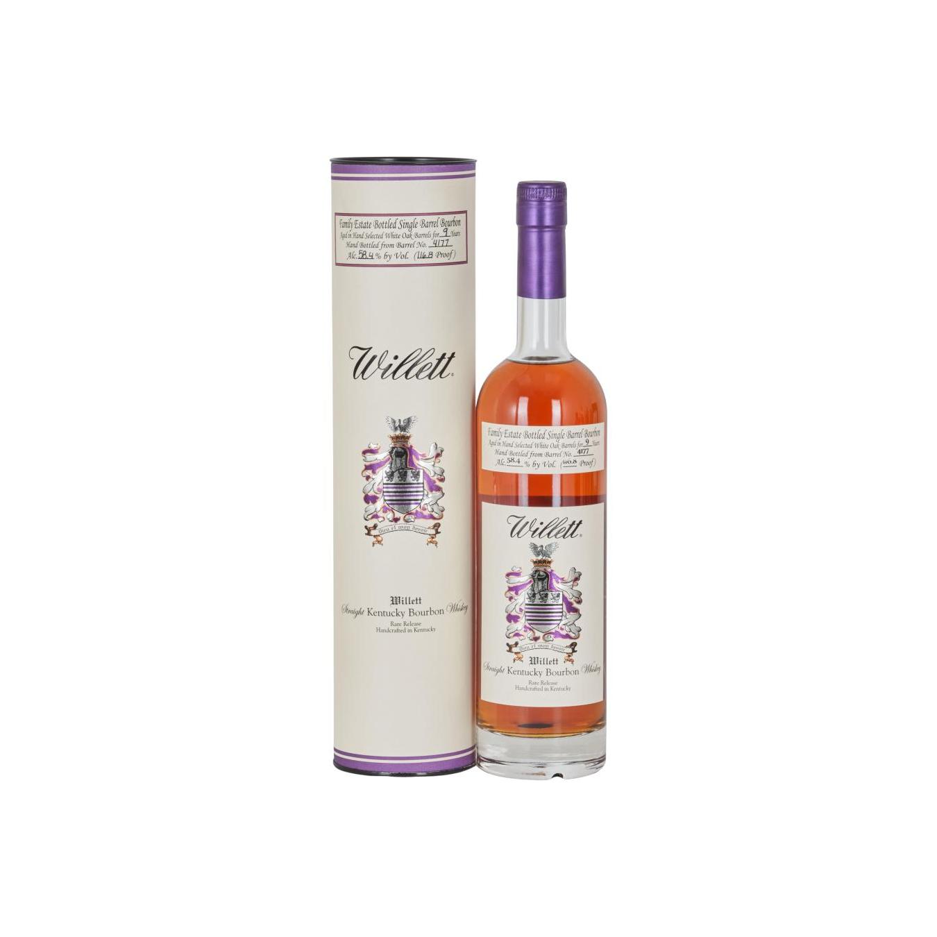 Willett Family Estate Bottled Single Barrel Bourbon 9 Years Bourbon Whisky