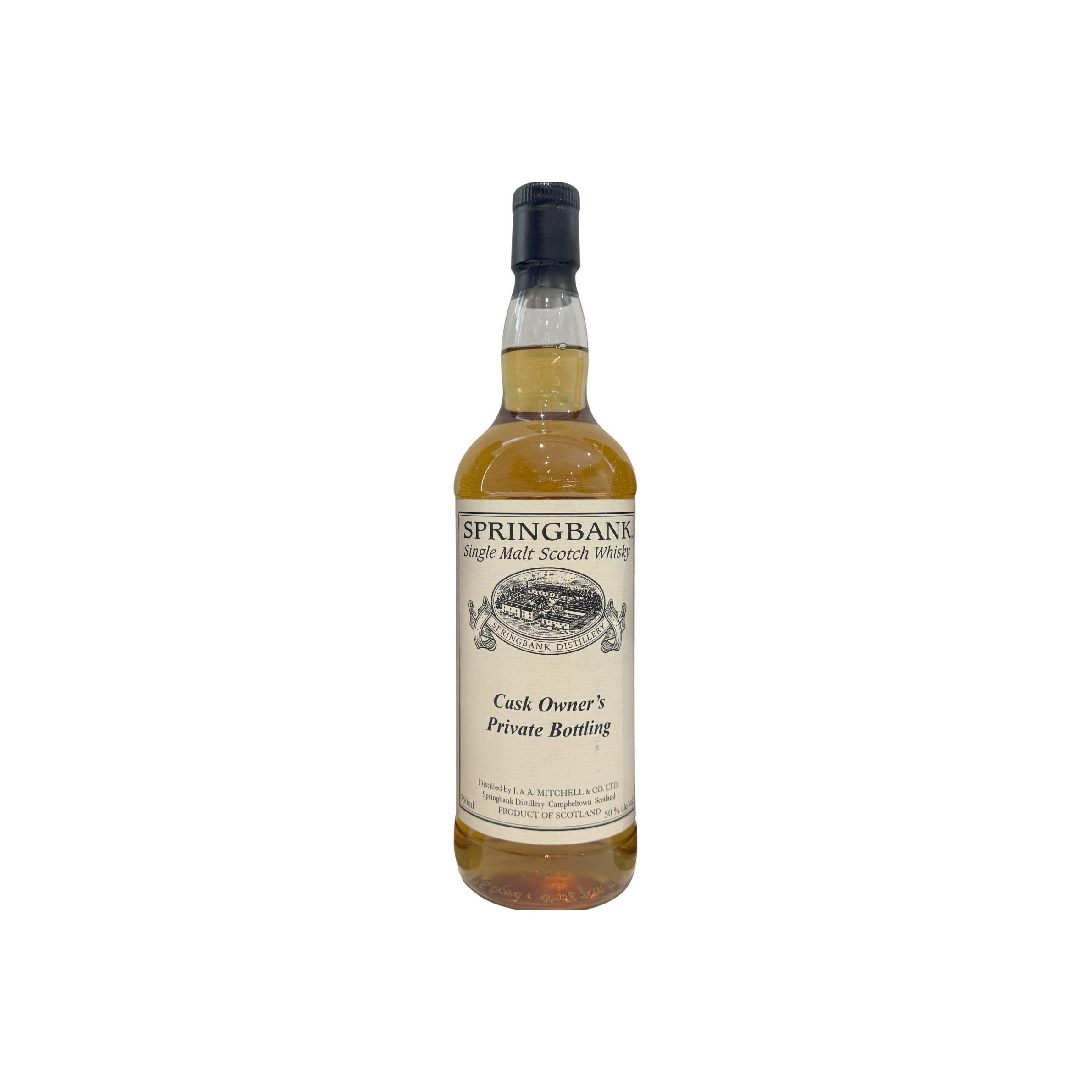 Springbank Private Bottling 1996 15 Years Single Malt Whisky
