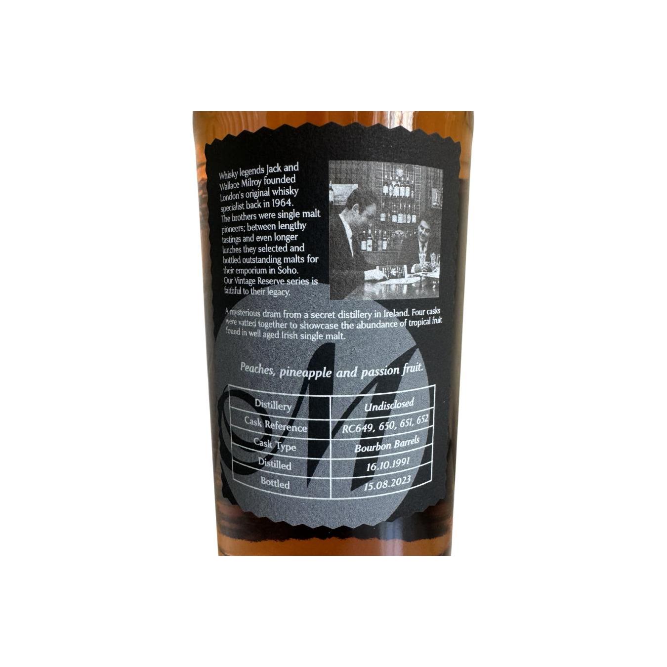 Irish Whisky 1991 Soh 2