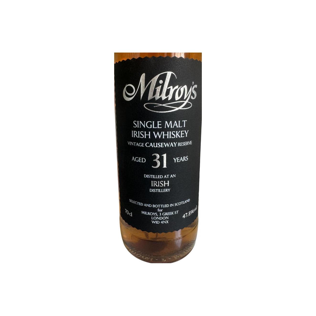 Irish Whisky 1991 Soh