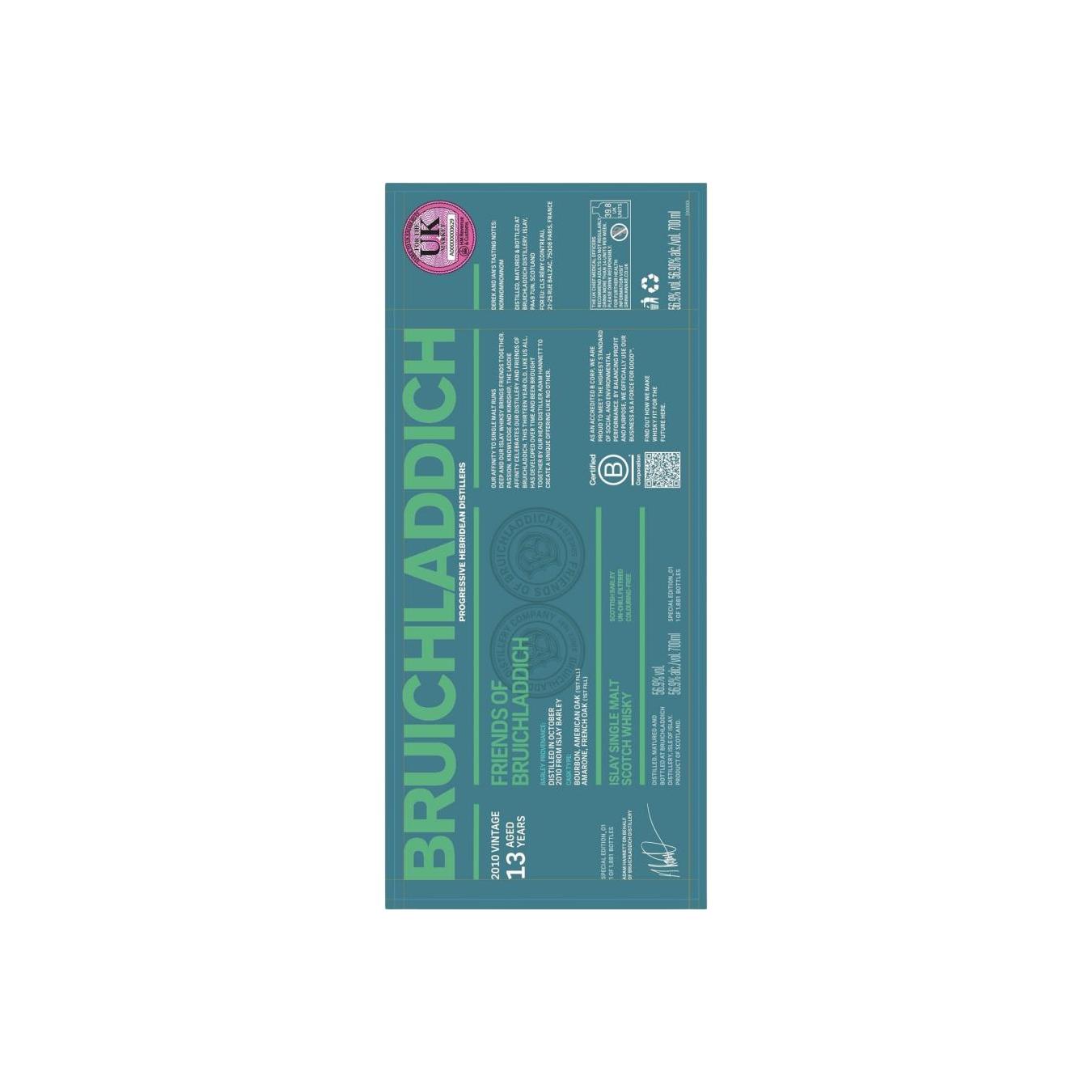 Bruichladdich 2010 13 Years Single Malt Whisky