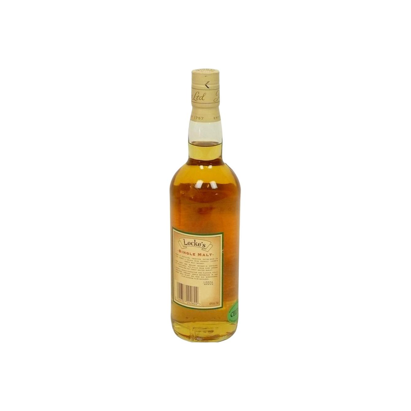 Locke's Pure Pot Still Irish Whiskey 2