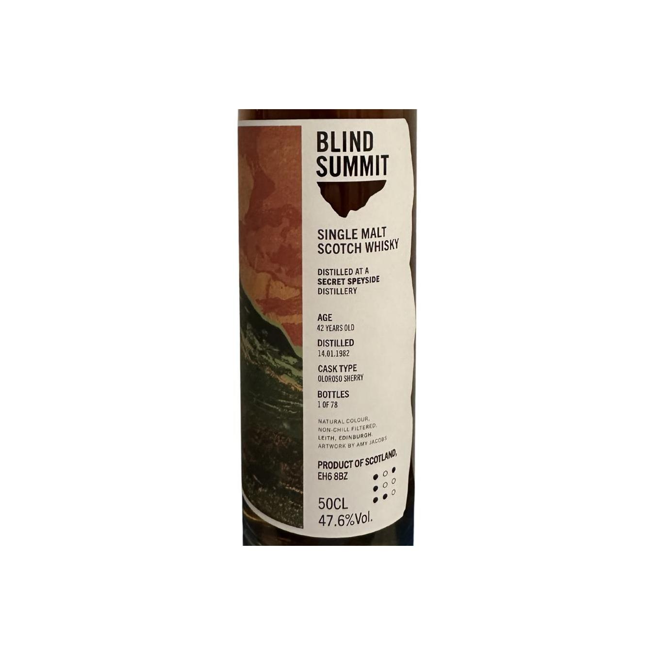 Distilled at a Secret Speyside Distillery 1982 BlSm 2