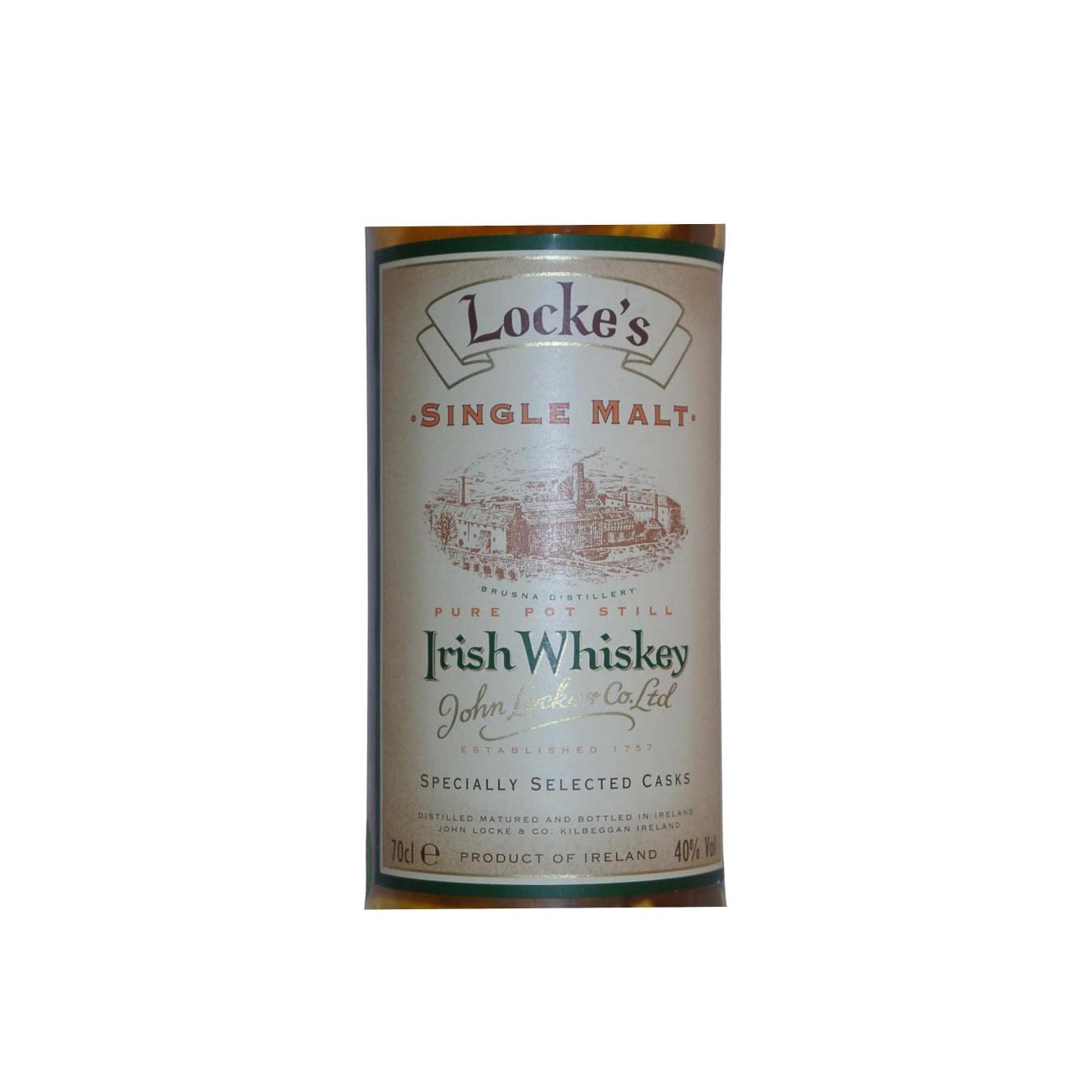 Locke's Pure Pot Still Irish Whiskey 3