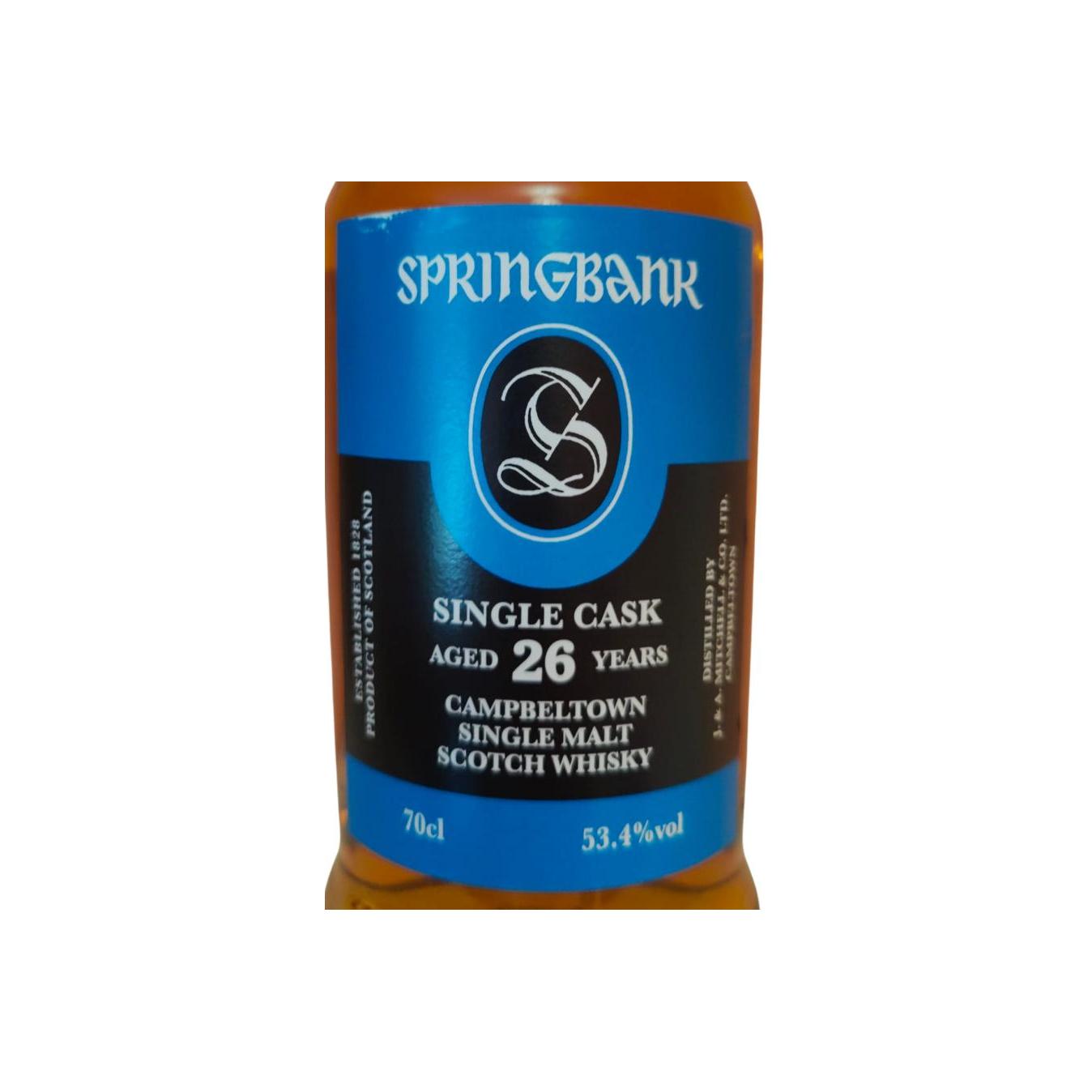Springbank 1998 26 Years Single Malt Whisky 2