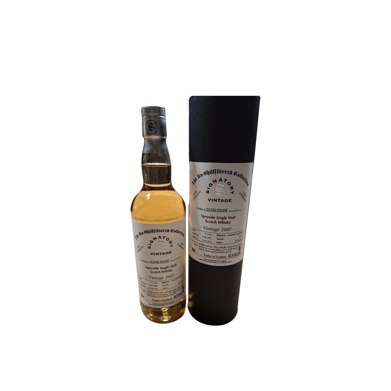 Glenlossie The Un-Chillfiltered Collection 2007 17 Years Single Malt Whisky 2
