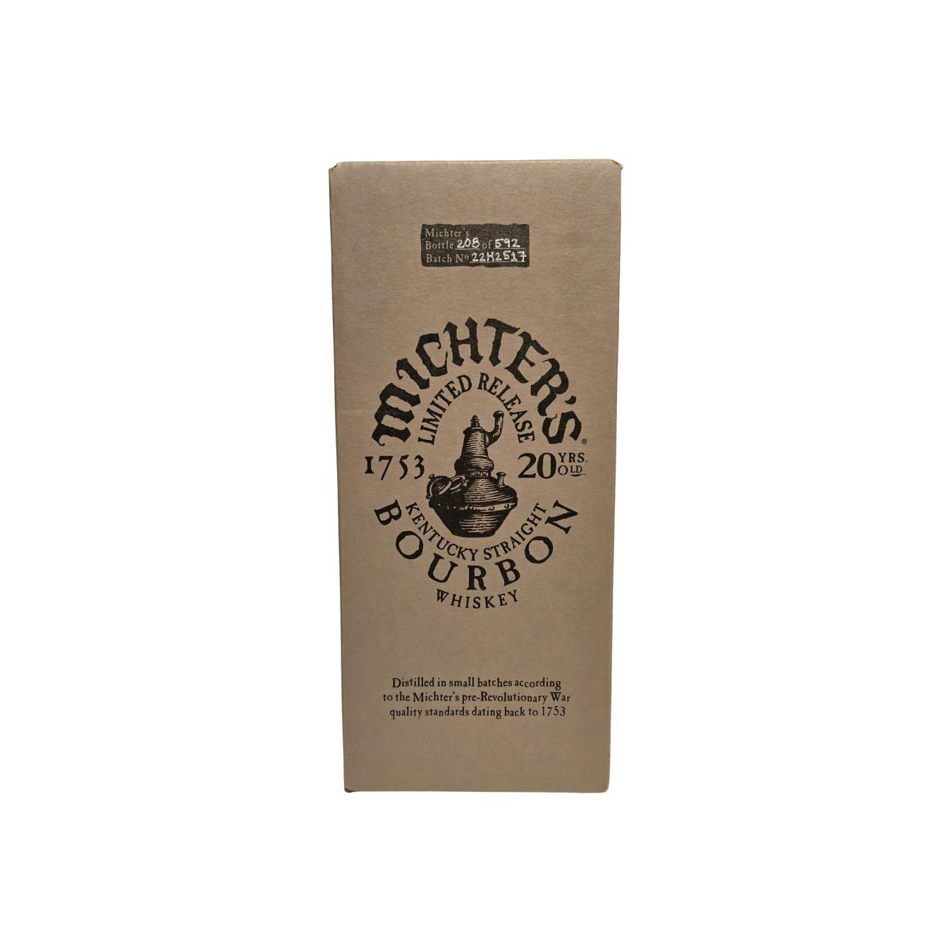 Michter's 20 Years Bourbon Whisky