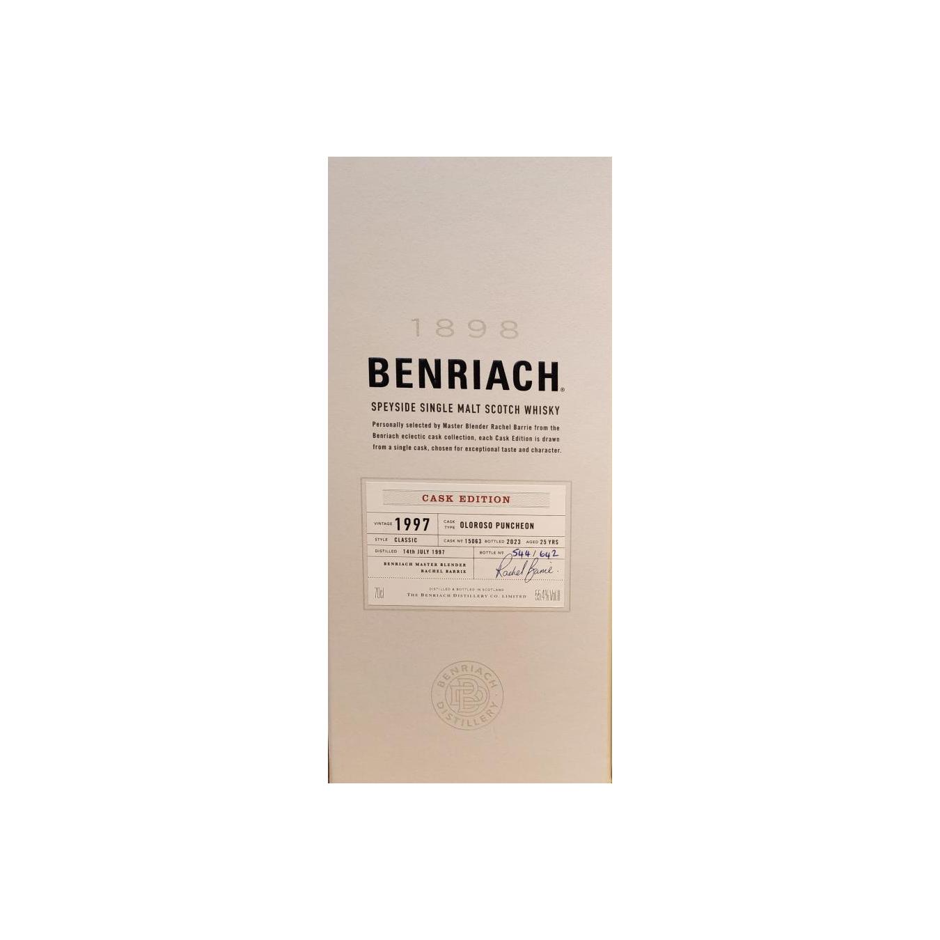 BenRiach 1997 25 Years Single Malt Whisky