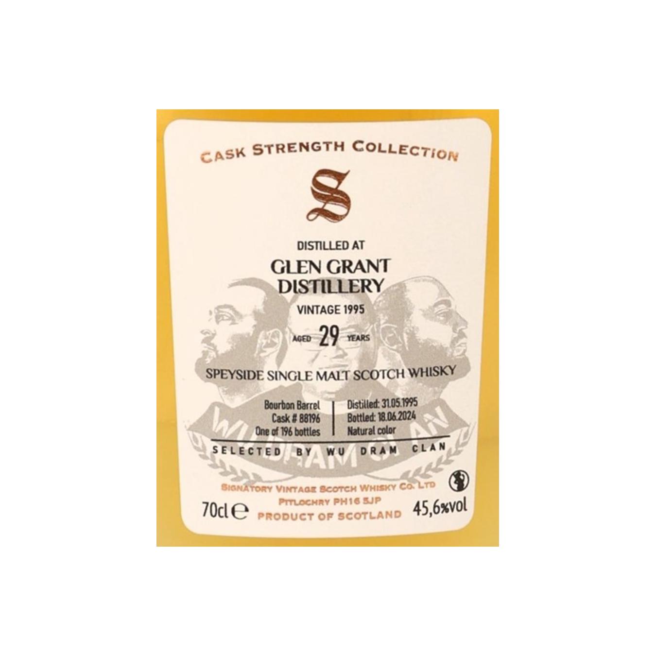 Glen Grant Cask Strength Collection 1995 29 Years Single Malt Whisky 2