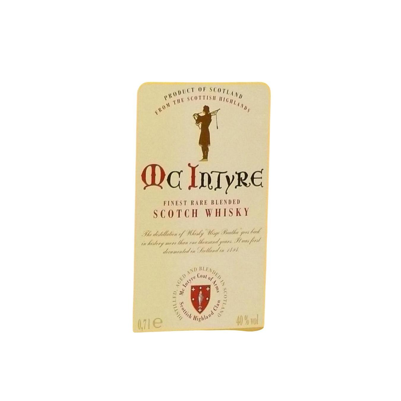 Mc Intyre Finest Rare Blended Scotch Whisky 3