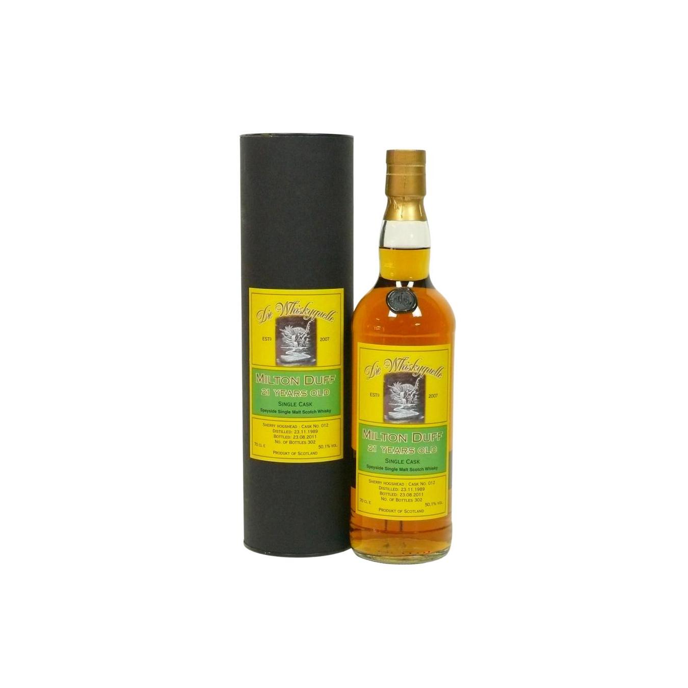 Miltonduff Single Cask 1989 21 Years Single Malt Whisky 3