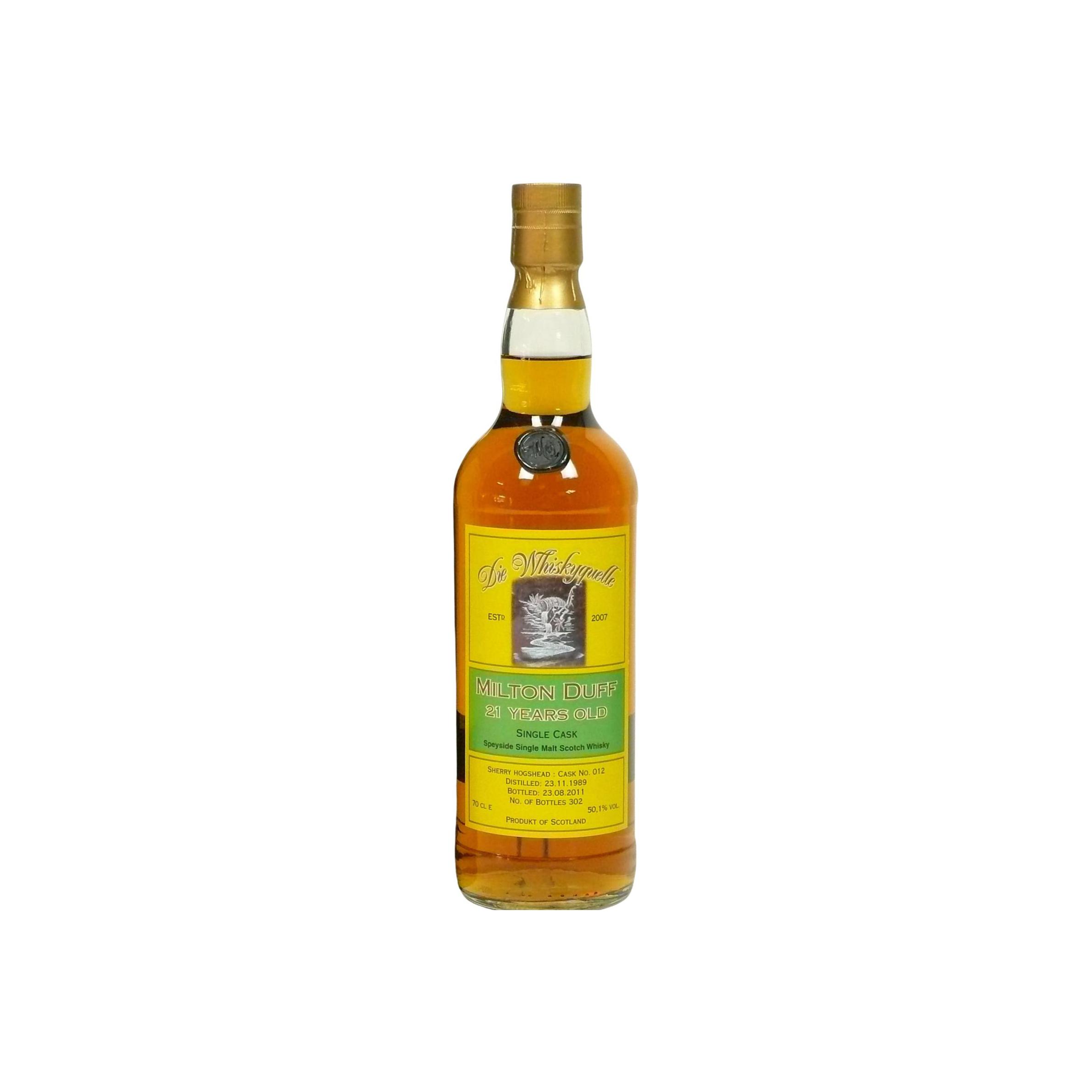 Miltonduff Single Cask 1989 21 Years Single Malt Whisky