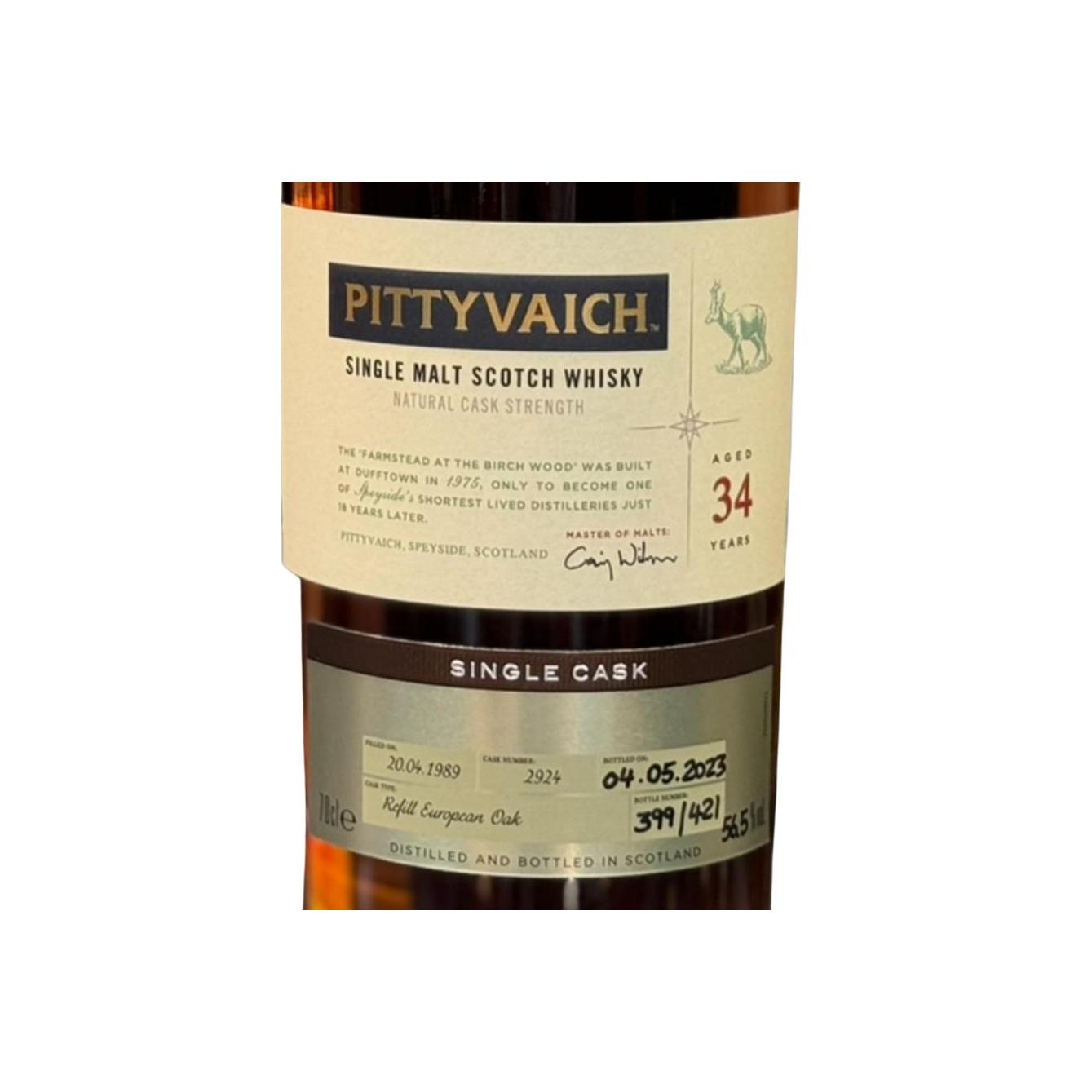 Pittyvaich 1989 34 Years Single Malt Whisky