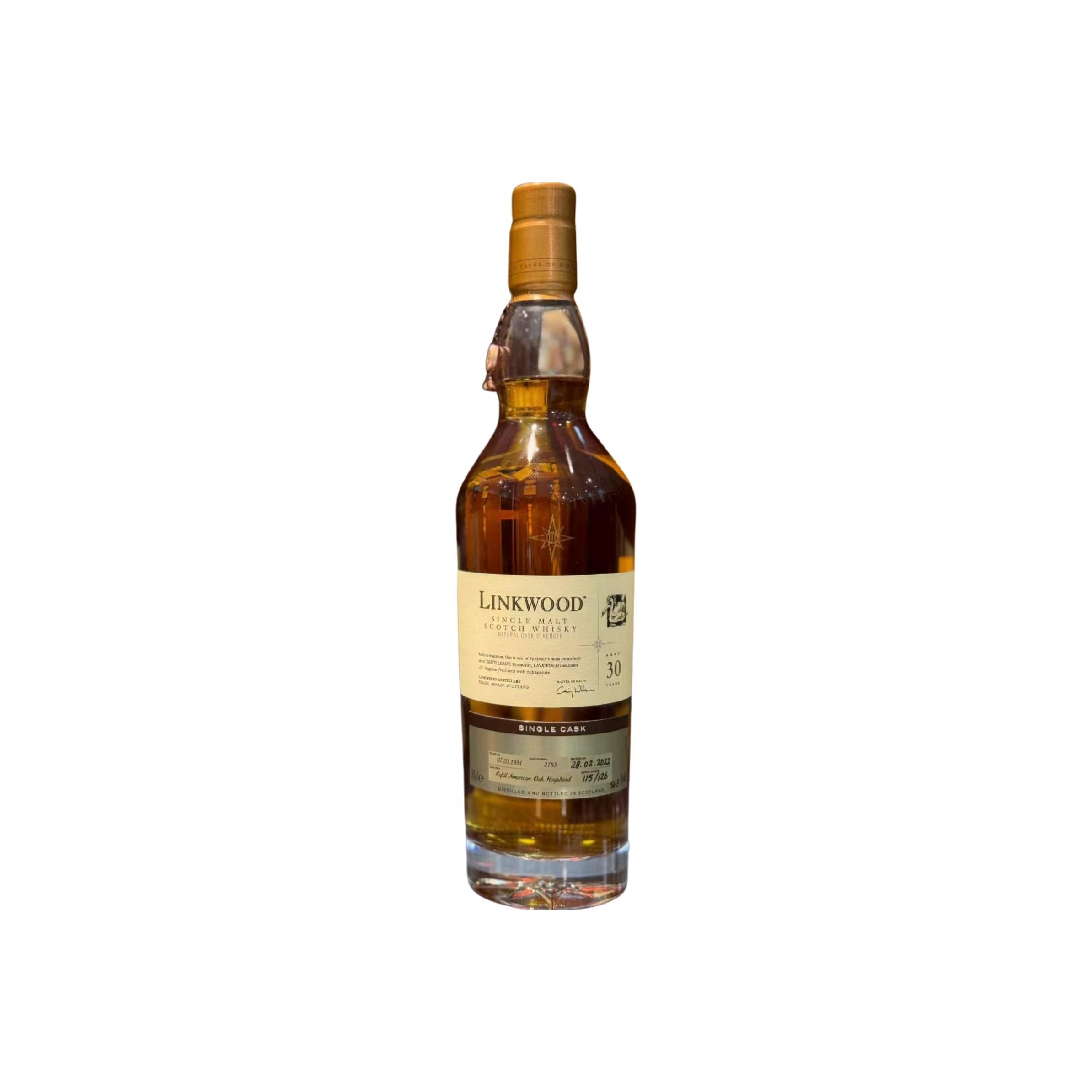 Linkwood Single Cask 1991 30 Years Single Malt Whisky