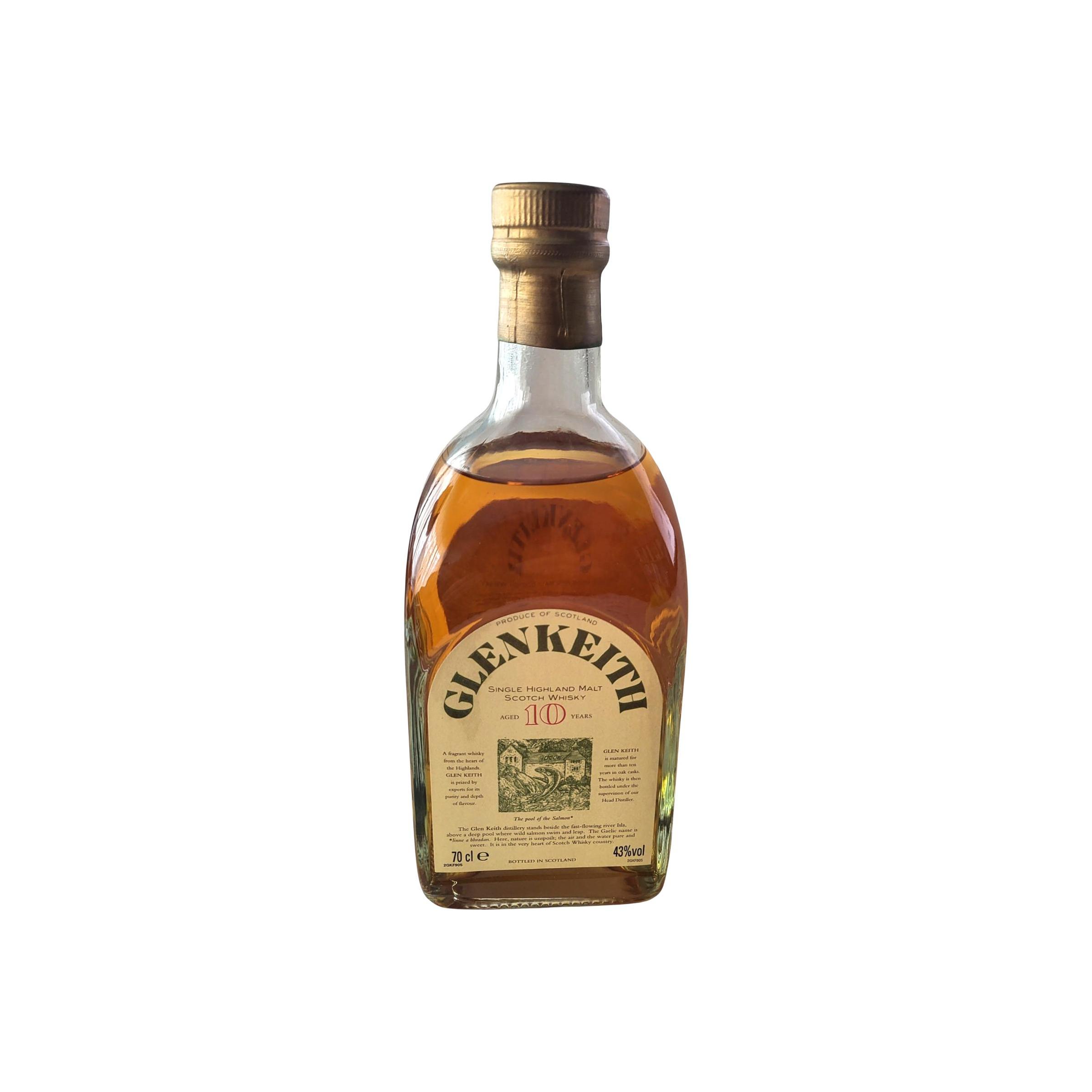 Glen Keith 10 Years Single Malt Whisky