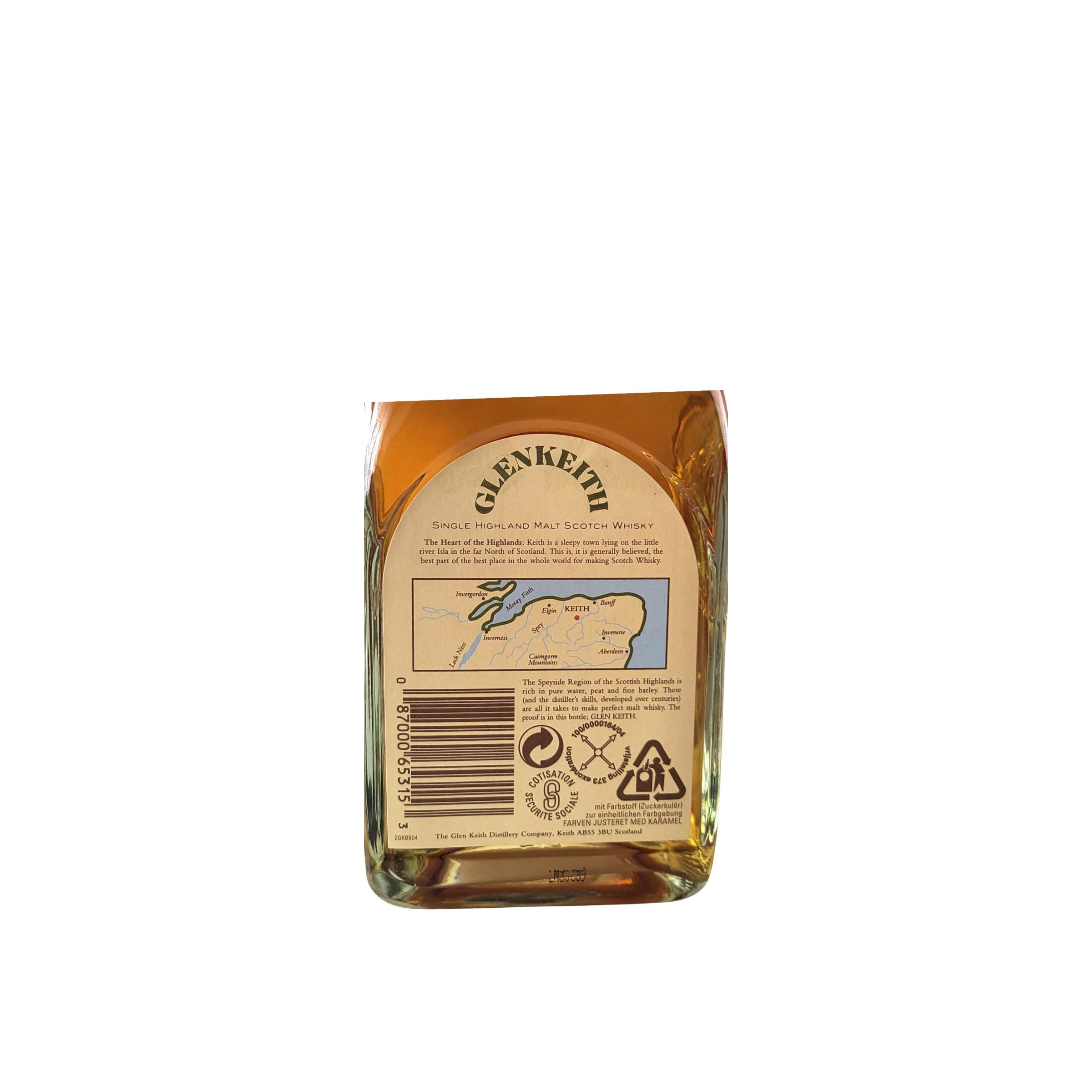 Glen Keith 10 Years Single Malt Whisky 2