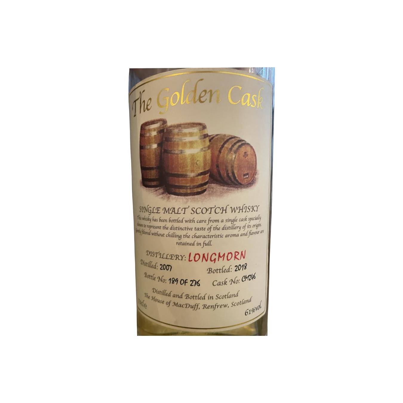 Longmorn 2007 11 Years Single Malt Whisky