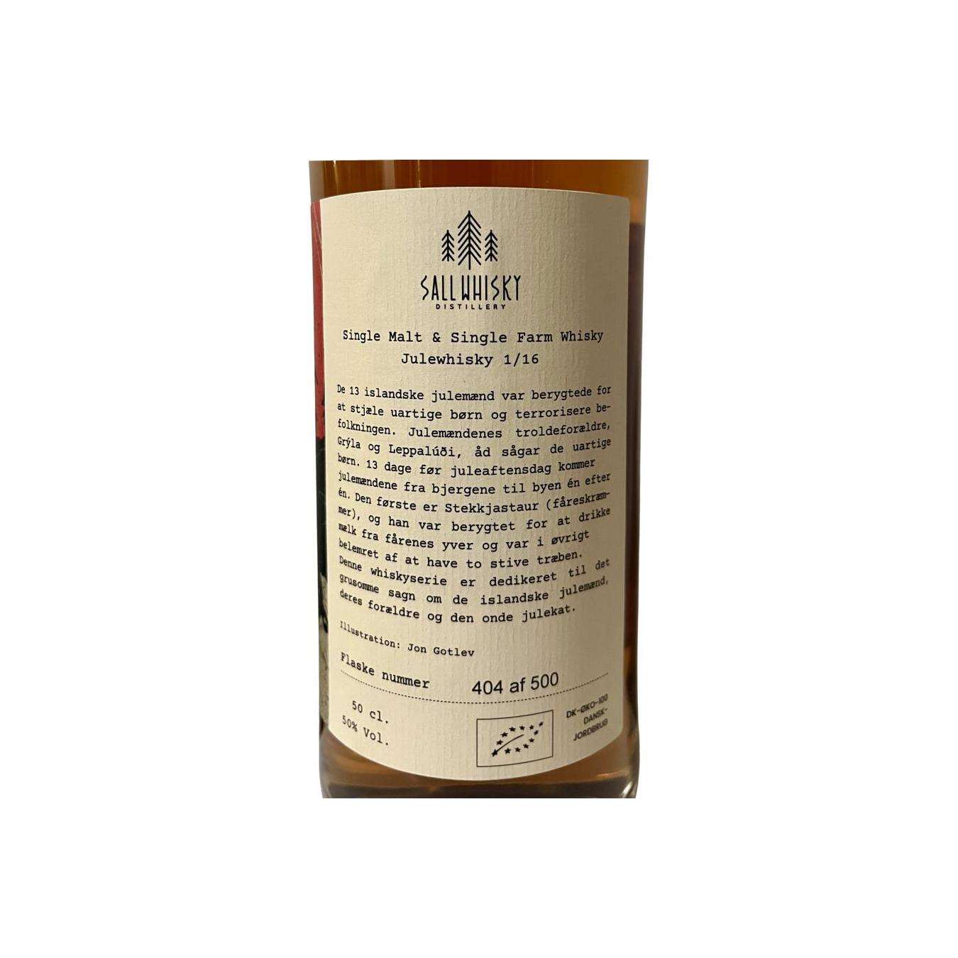 Sall Whisky Stekkjastaur Julewhisky 1/16 2