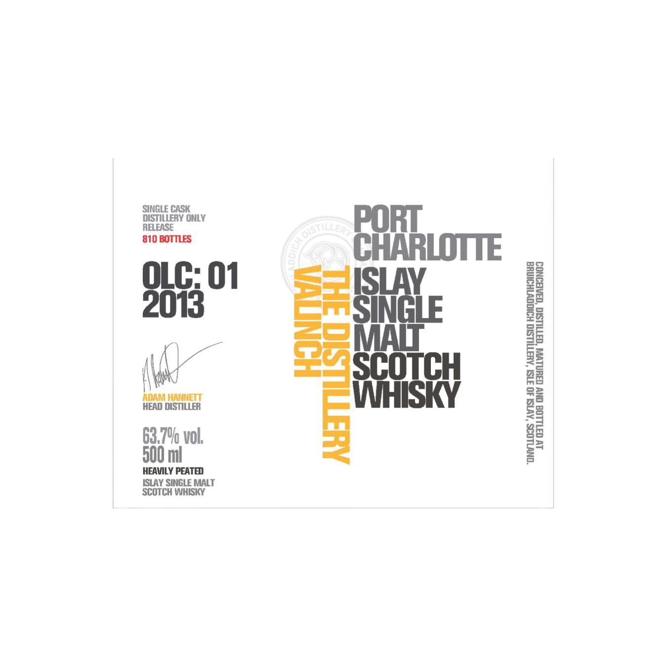 Bruichladdich 2013 11 Years Single Malt Whisky