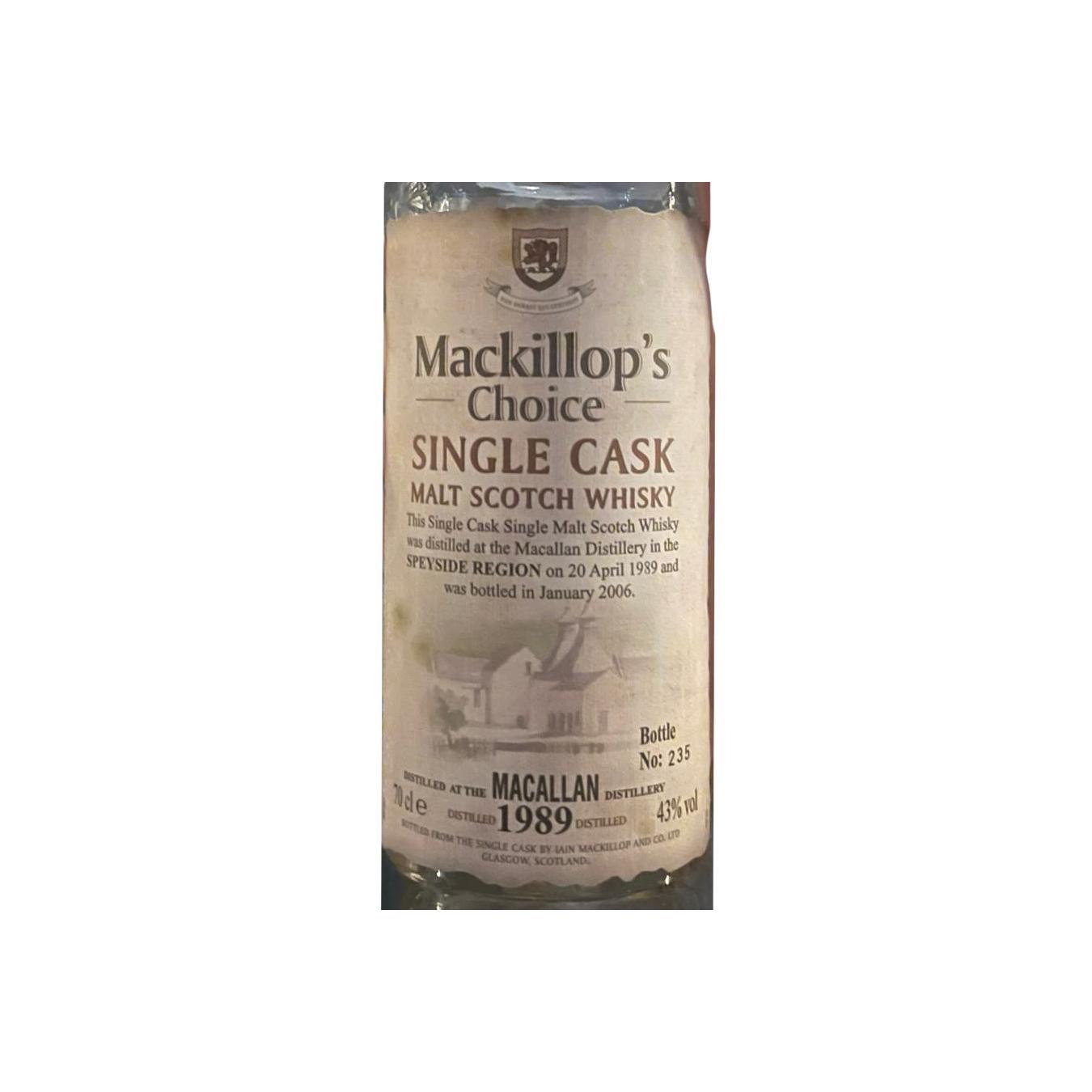 Macallan 1989 McC