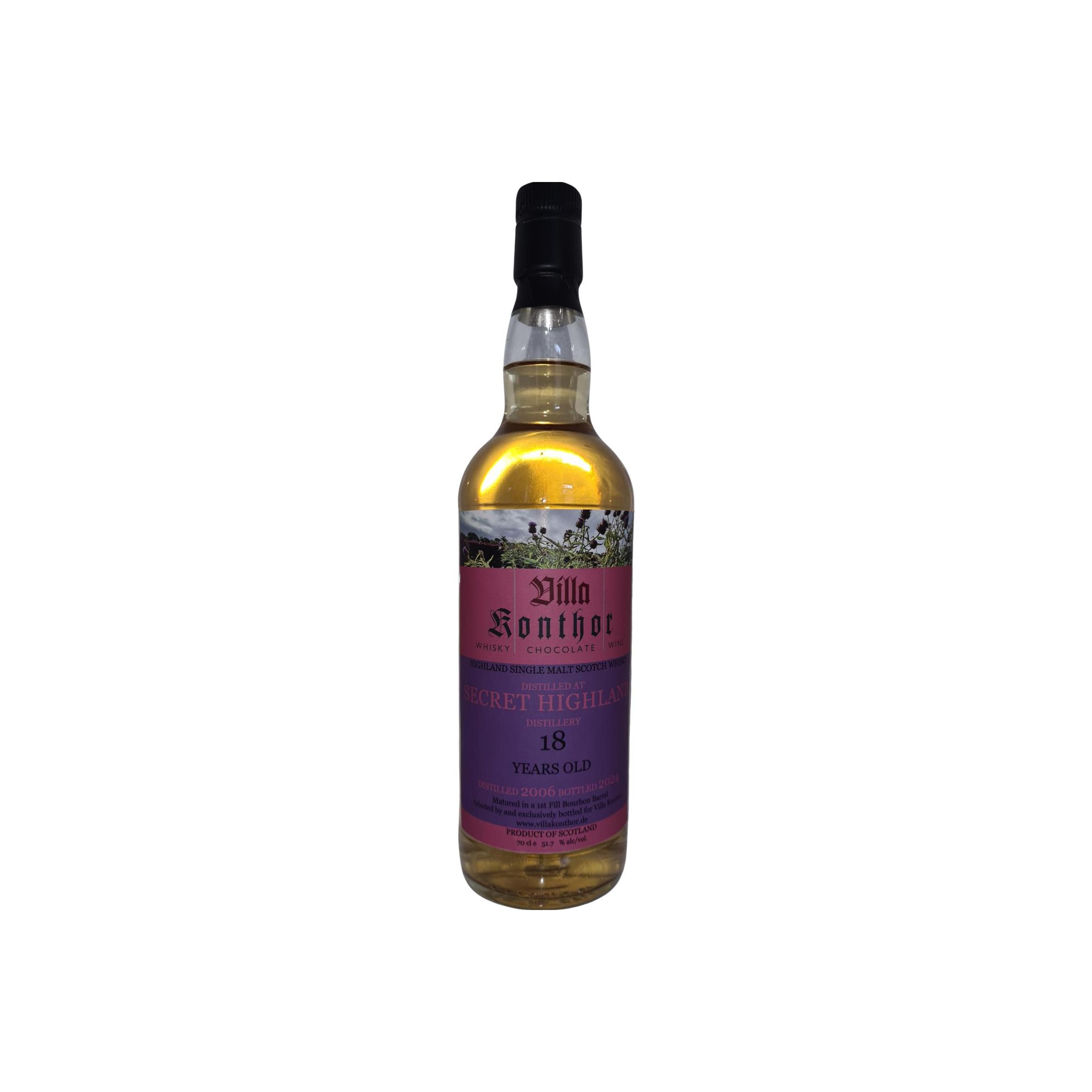 Distilled at a Secret Highland Distillery 2006 VK