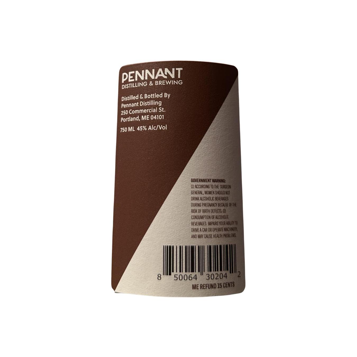 Pennant Straight Rye Whiskey