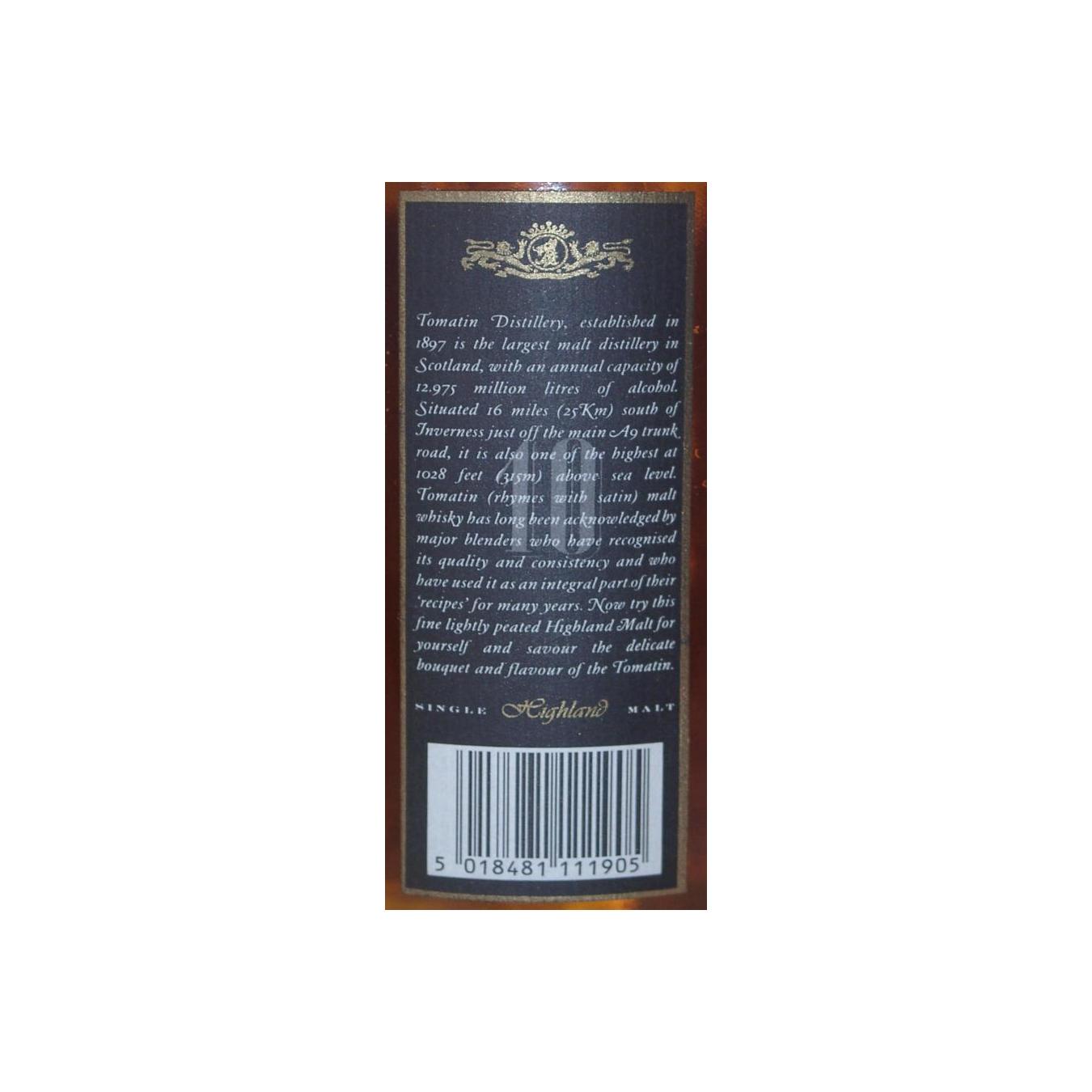 Tomatin 10 Years Single Malt Whisky 3
