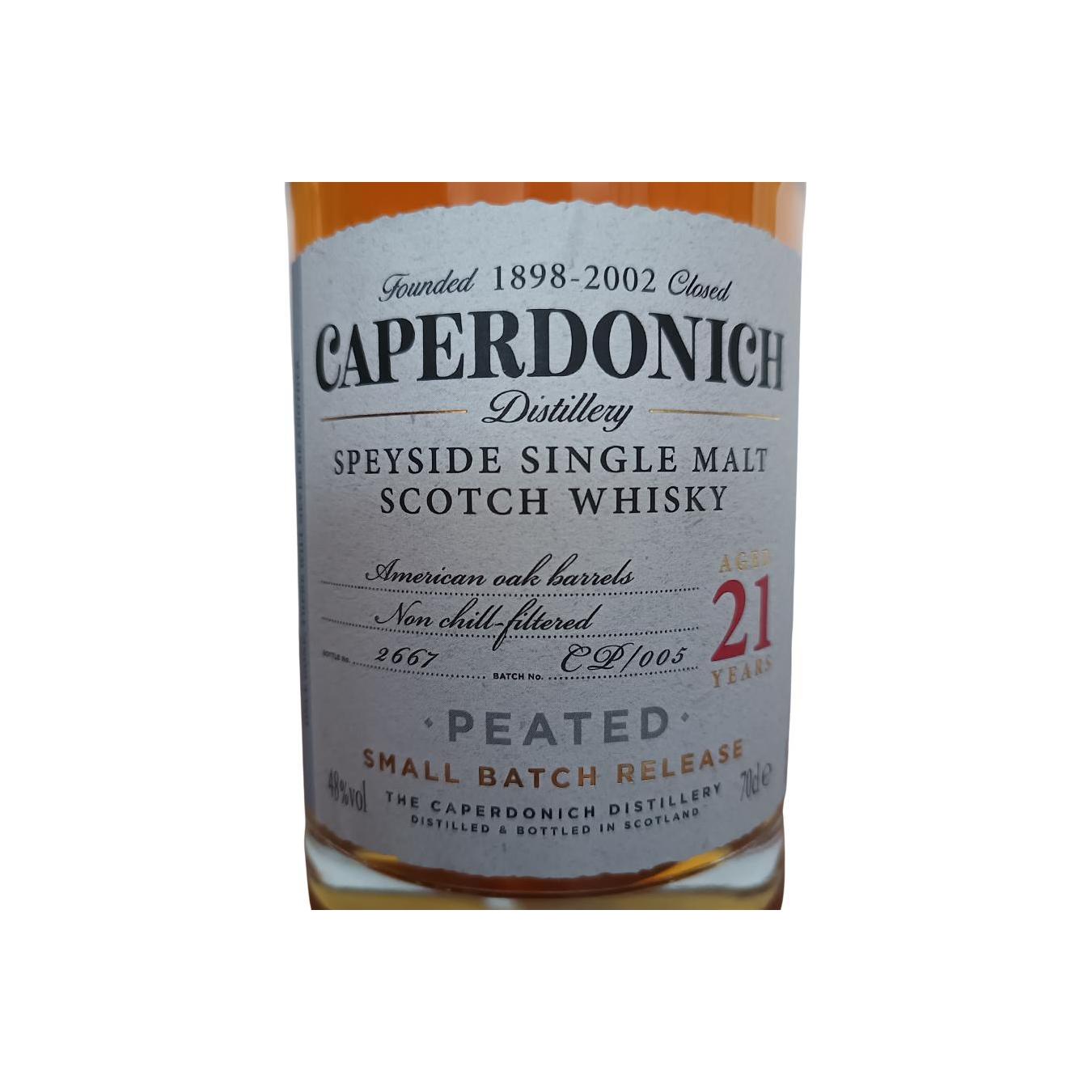 Caperdonich 21 Years Single Malt Whisky 2