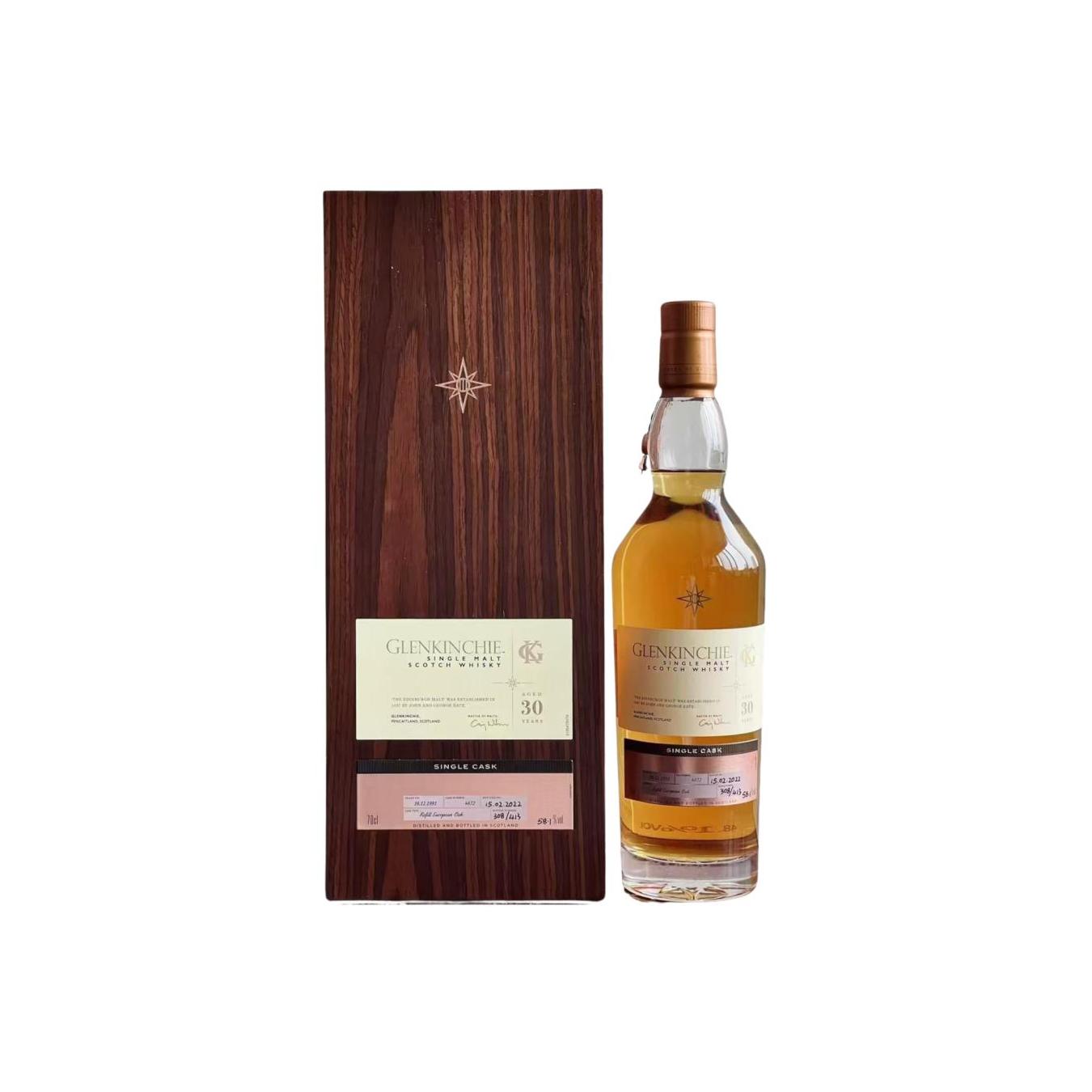 Glenkinchie Single Cask 1991 30 Years Single Malt Whisky